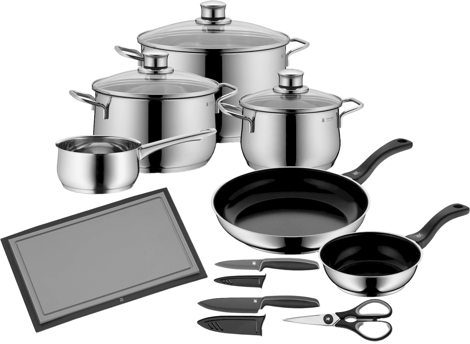 WMF Kochgeschirr Set Diadem Plus 10-tlg.