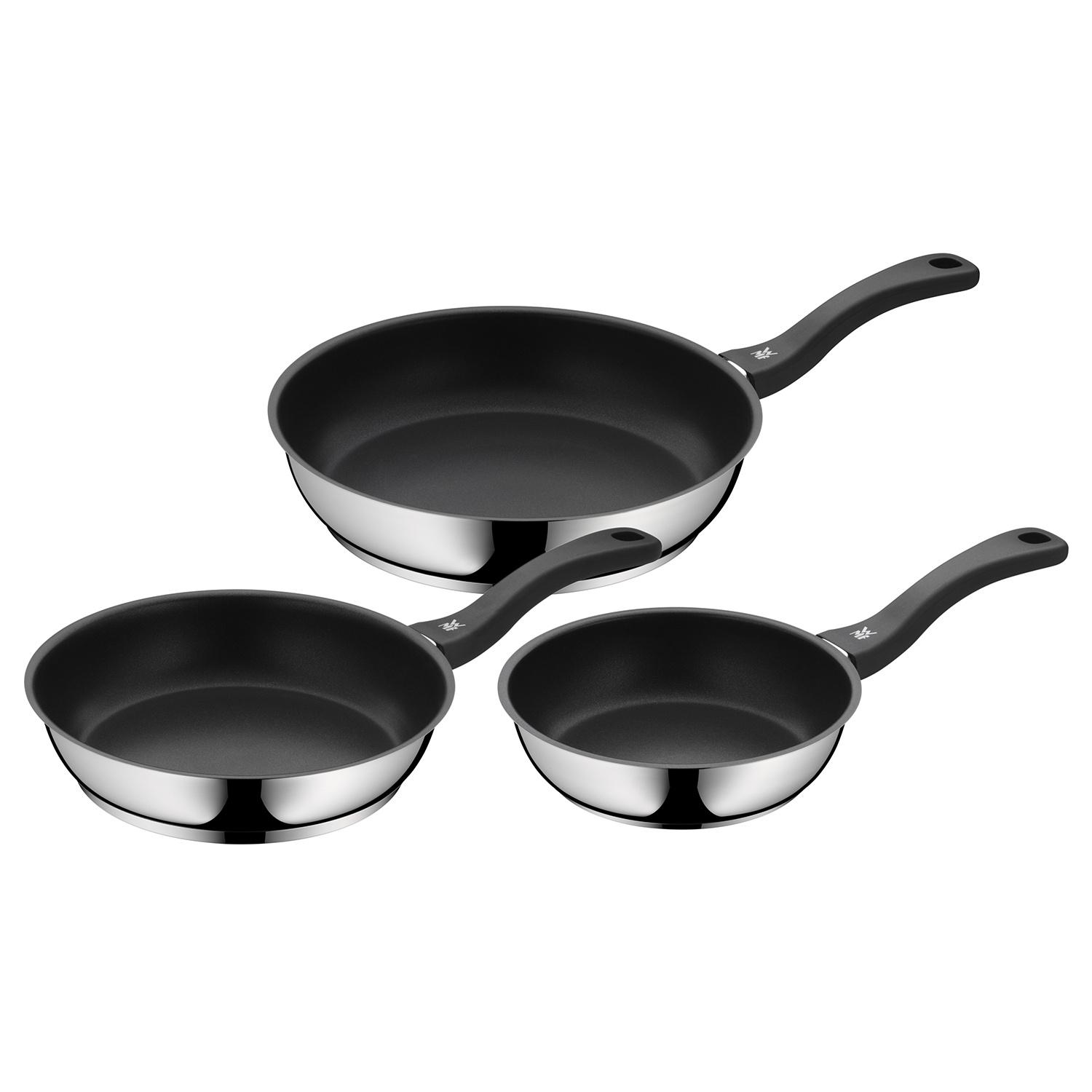 WMF Pfannenset Devil 3-tlg. Ø 20cm + Ø 24cm + 28cm