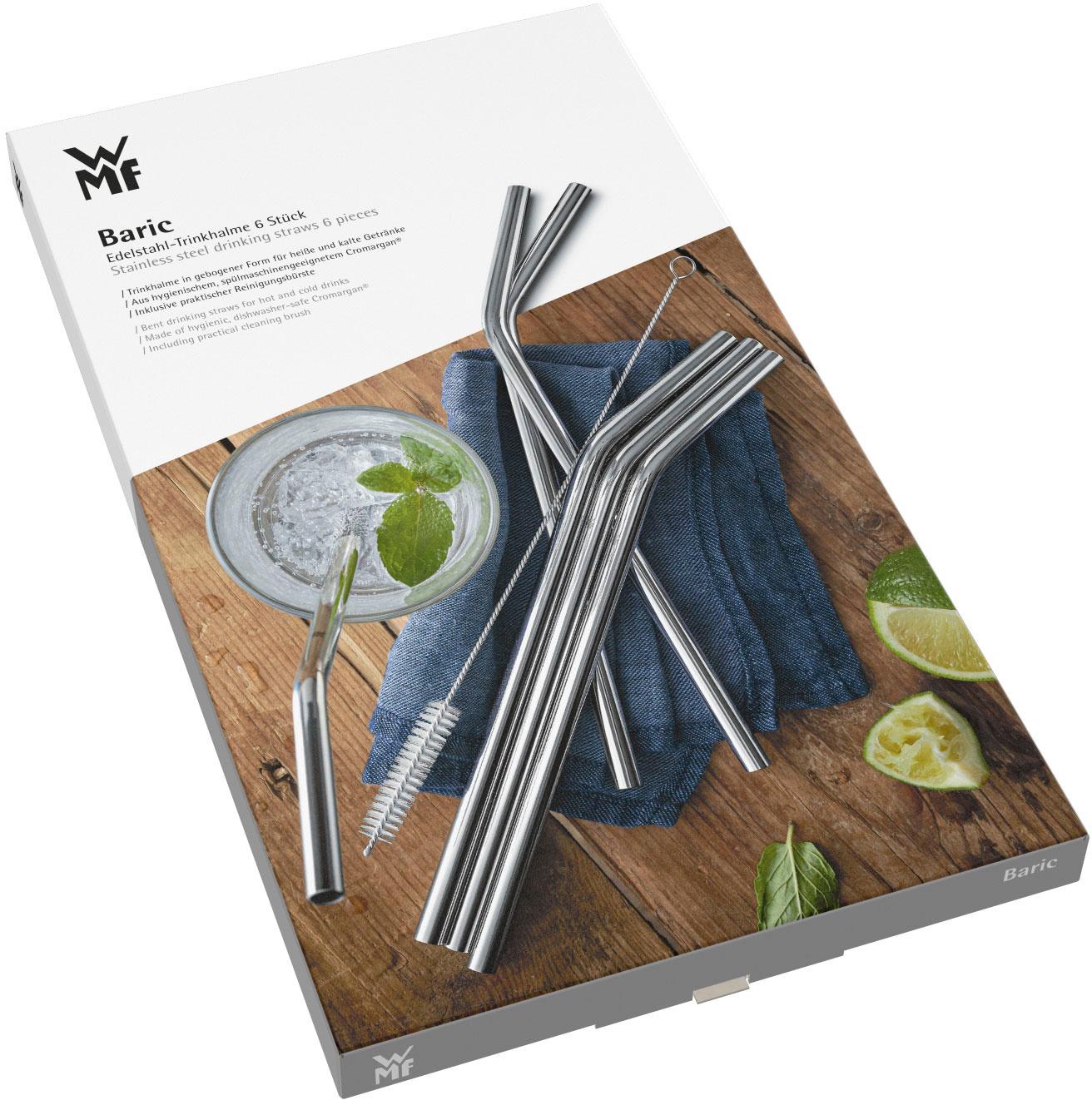 Produktbild WMF Trinkhalm-Set Baric inkl. Bürste 24cm 6-tlg. 2 von 6
