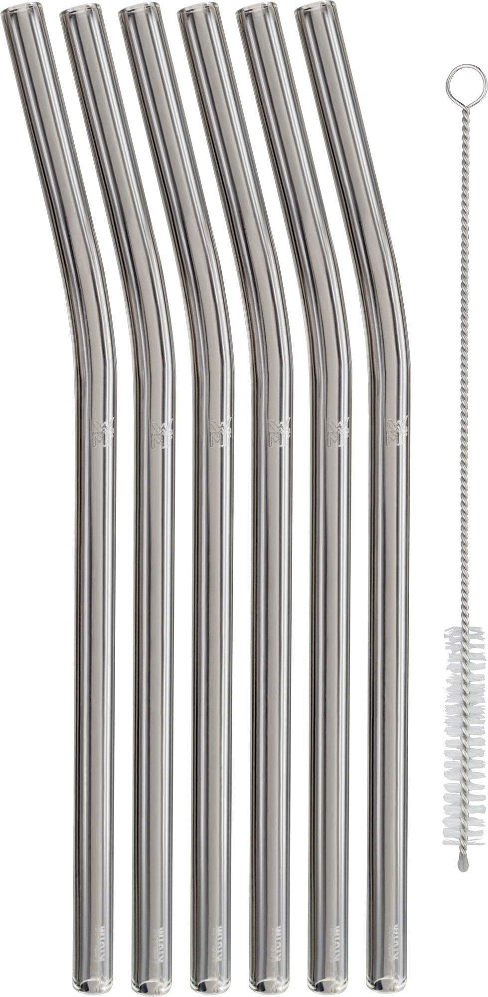 WMF Glastrinkhalme Baric inkl. Bürste 23cm 6-tlg.