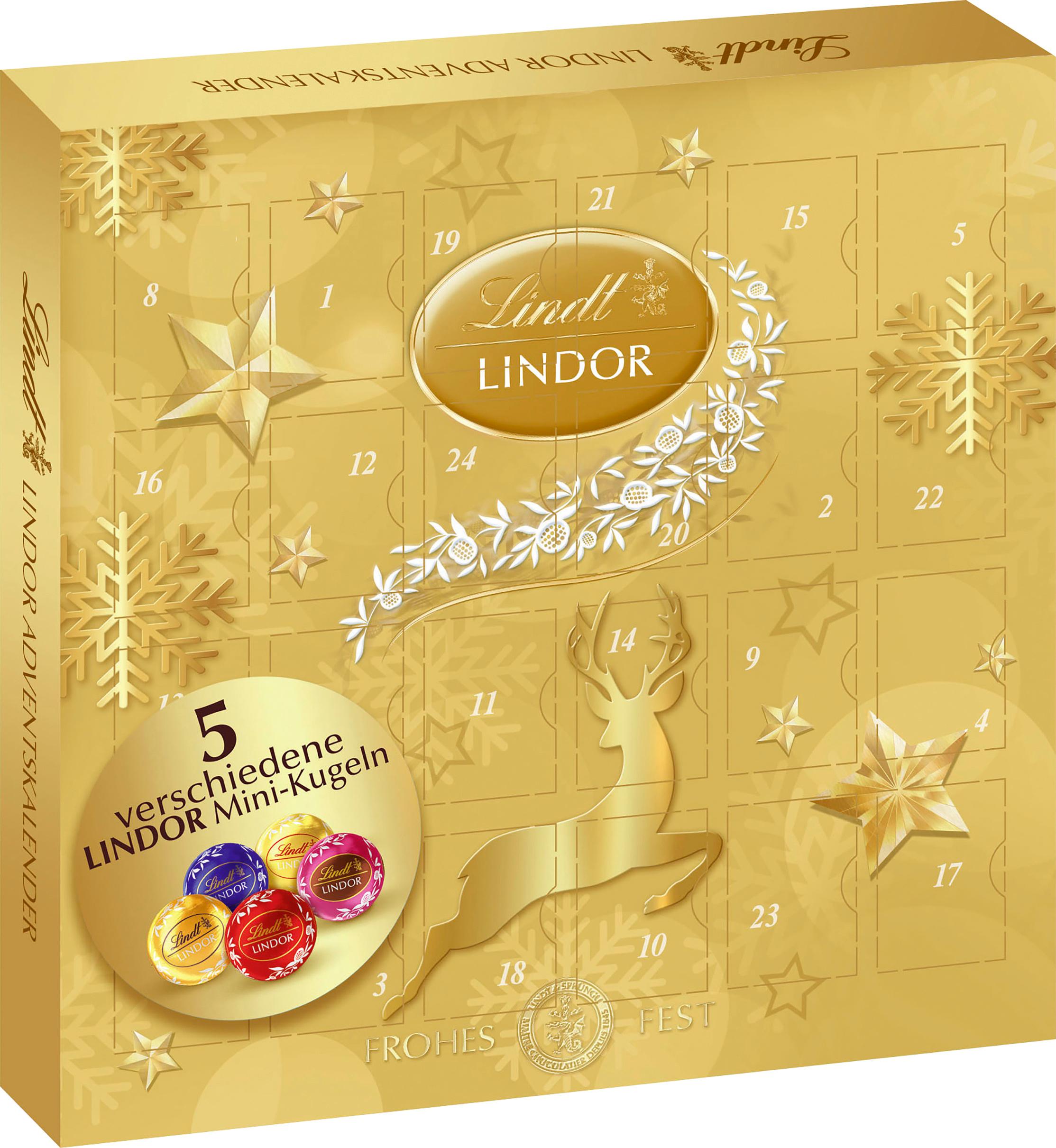 Produktbild Lindt Adventskalender Lindor Mini 2 von 2