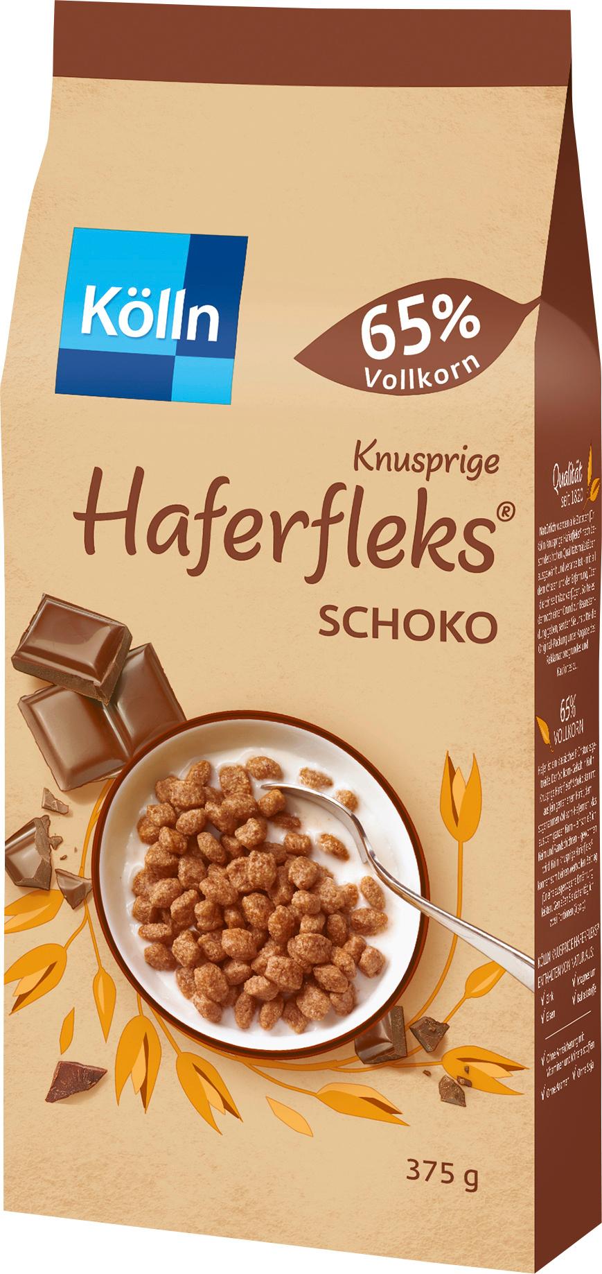 Kölln Knusprige Haferfleks® Schoko 375g