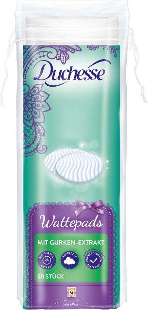 Duchesse Wattepads Gurke, 60 Stück