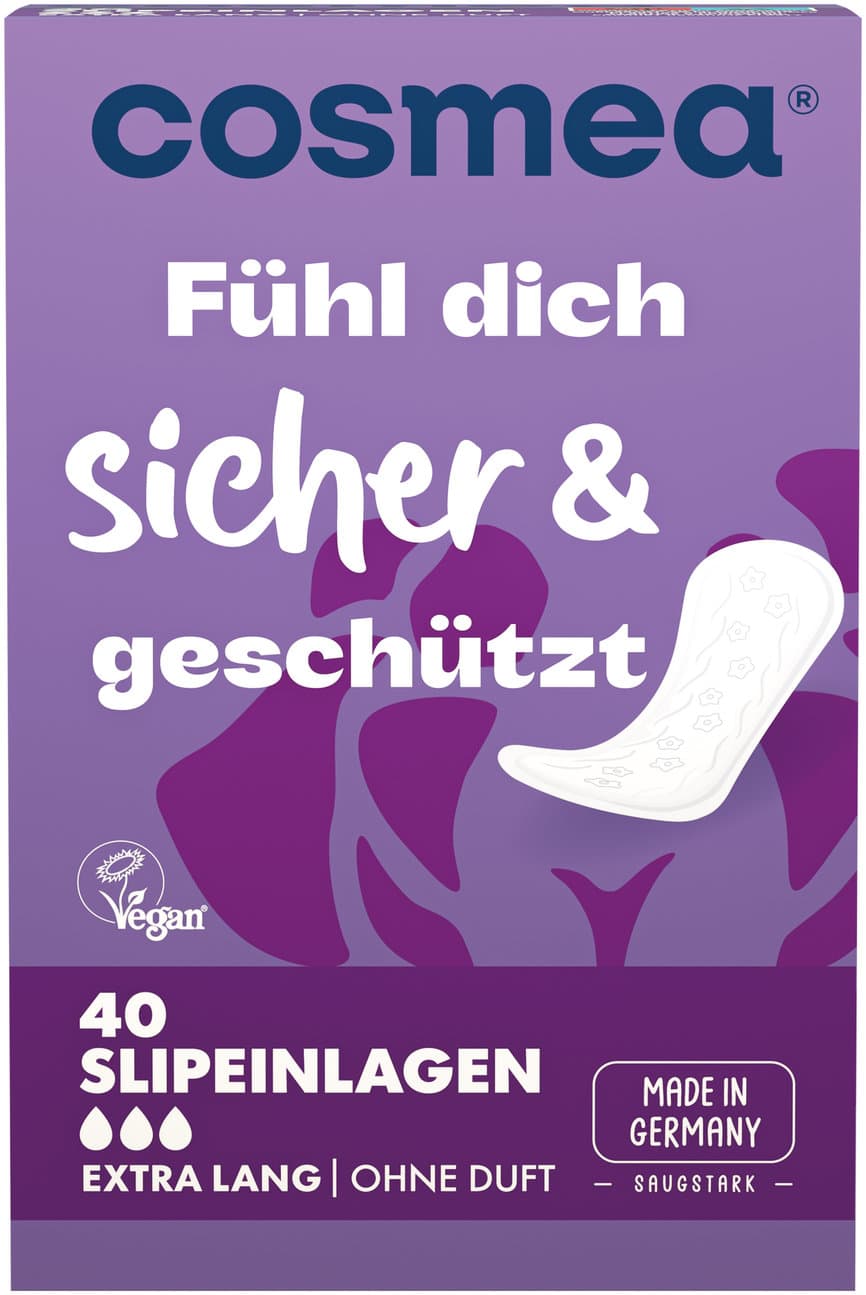 Cosmea® Slipeinlagen, Extra Lang, 40 Stück