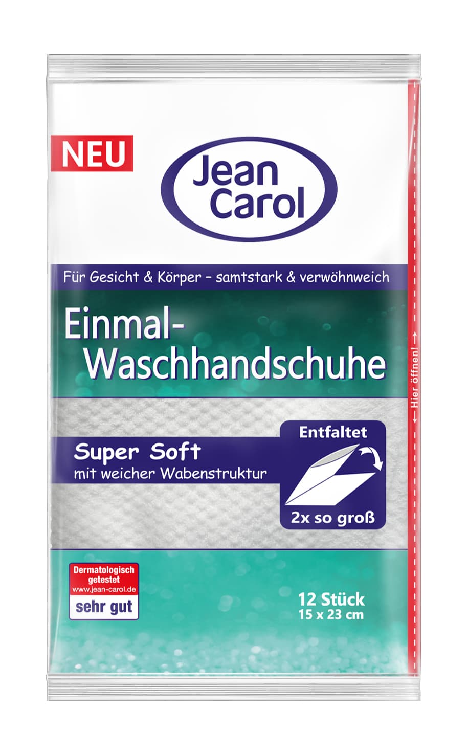 Jean Carol® Einmal-Waschhandschuhe Super Soft
