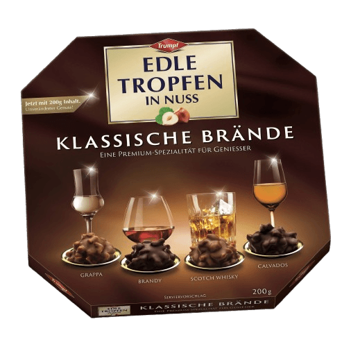 Trumpf Edle Tropfen in Nuss Klassische Brände