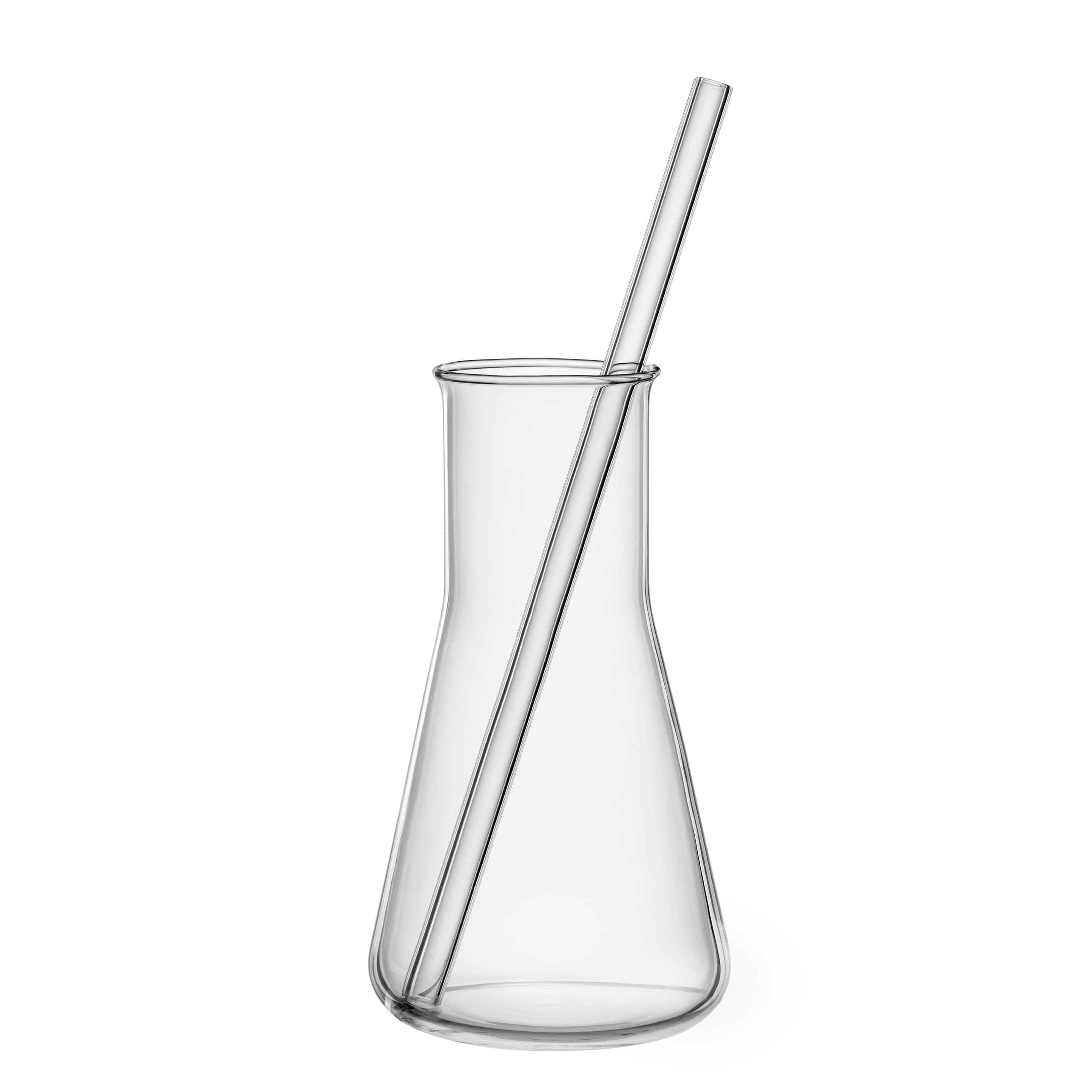 BOHEMIA SELECTION Gin Tonic Glas mit Trinkhalm 2-tlg.