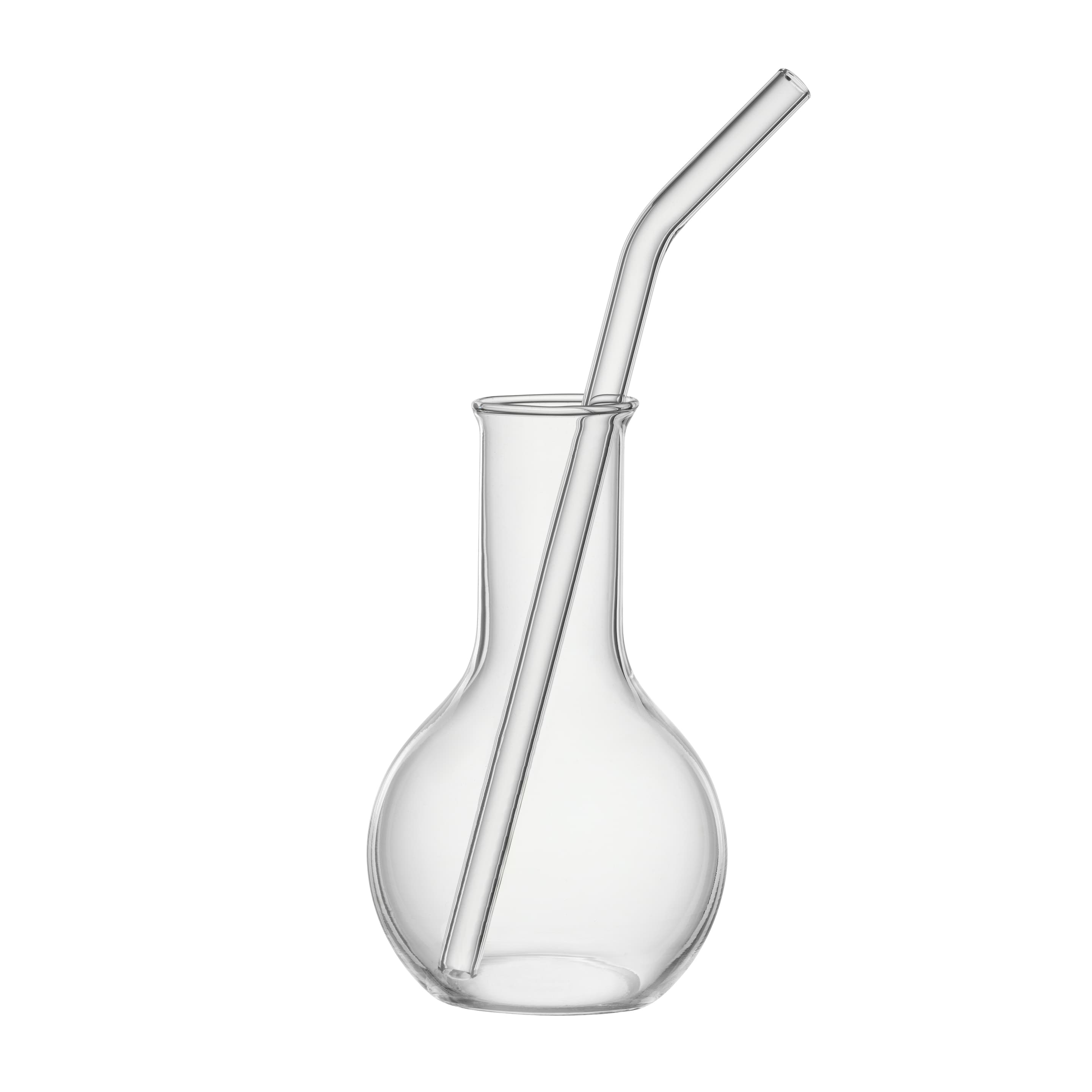 BOHEMIA SELECTION Mix & Drink Glas mit Trinkhalm 2-tlg.