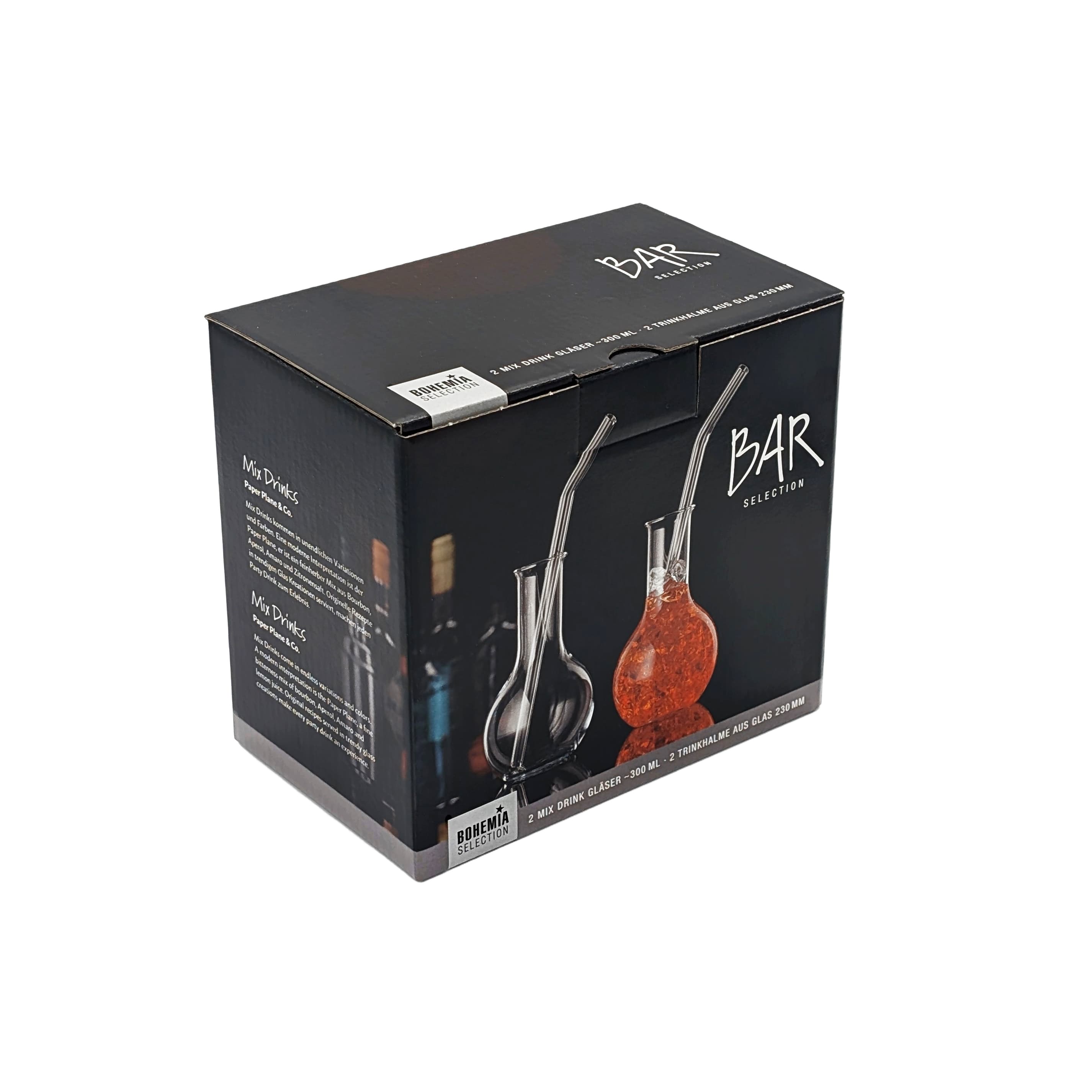 Produktbild BOHEMIA SELECTION Mix & Drink Glas mit Trinkhalm 2-tlg. 2 von 2