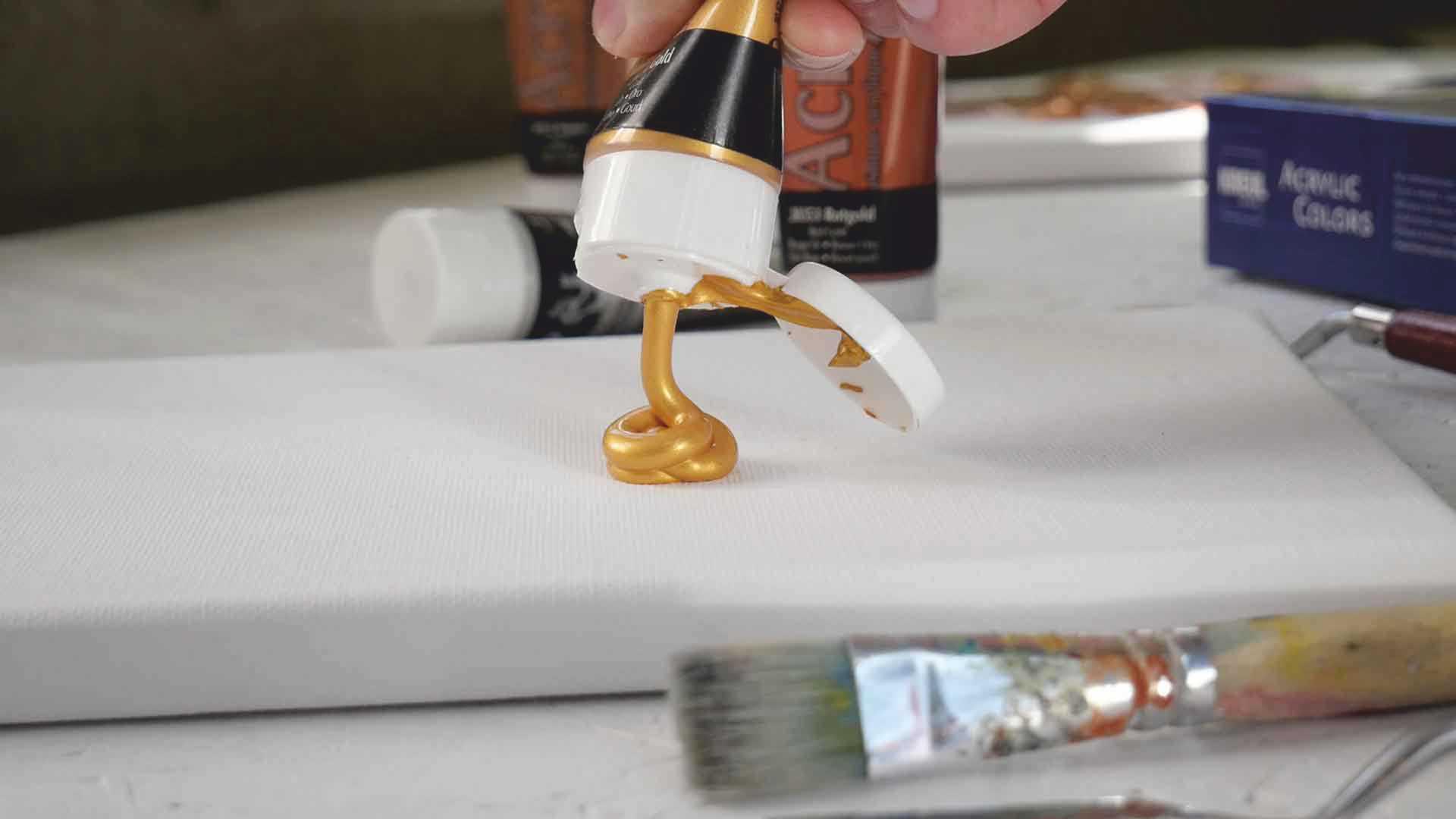 Produktbild KREUL el Greco Acrylic 75 ml 4er Set Metallic Colors 2 von 2