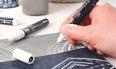 Produktbild KREUL Textil Marker Opak 4er Set Black&White 6 von 6