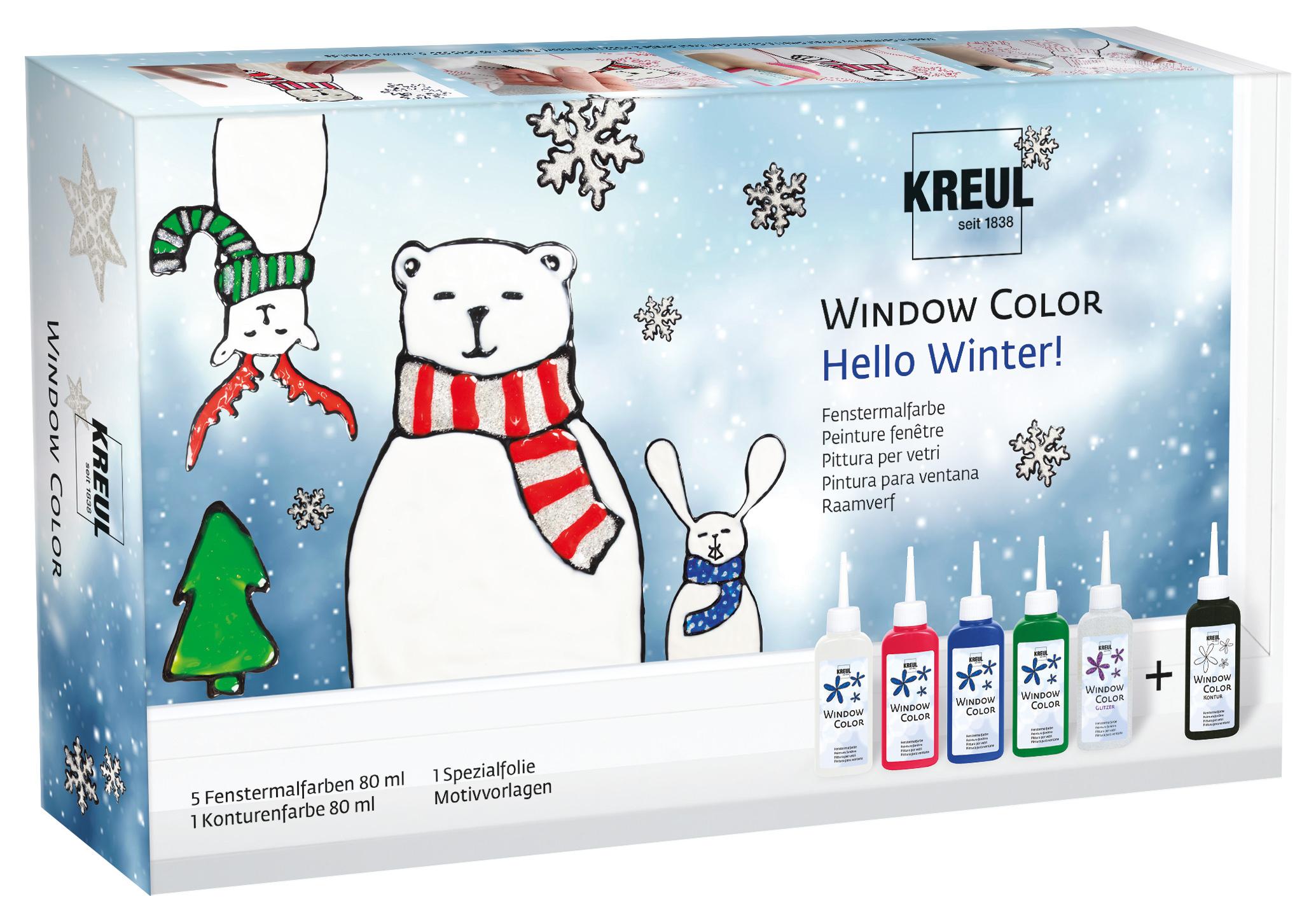 KREUL Window Color Set Hello Winter