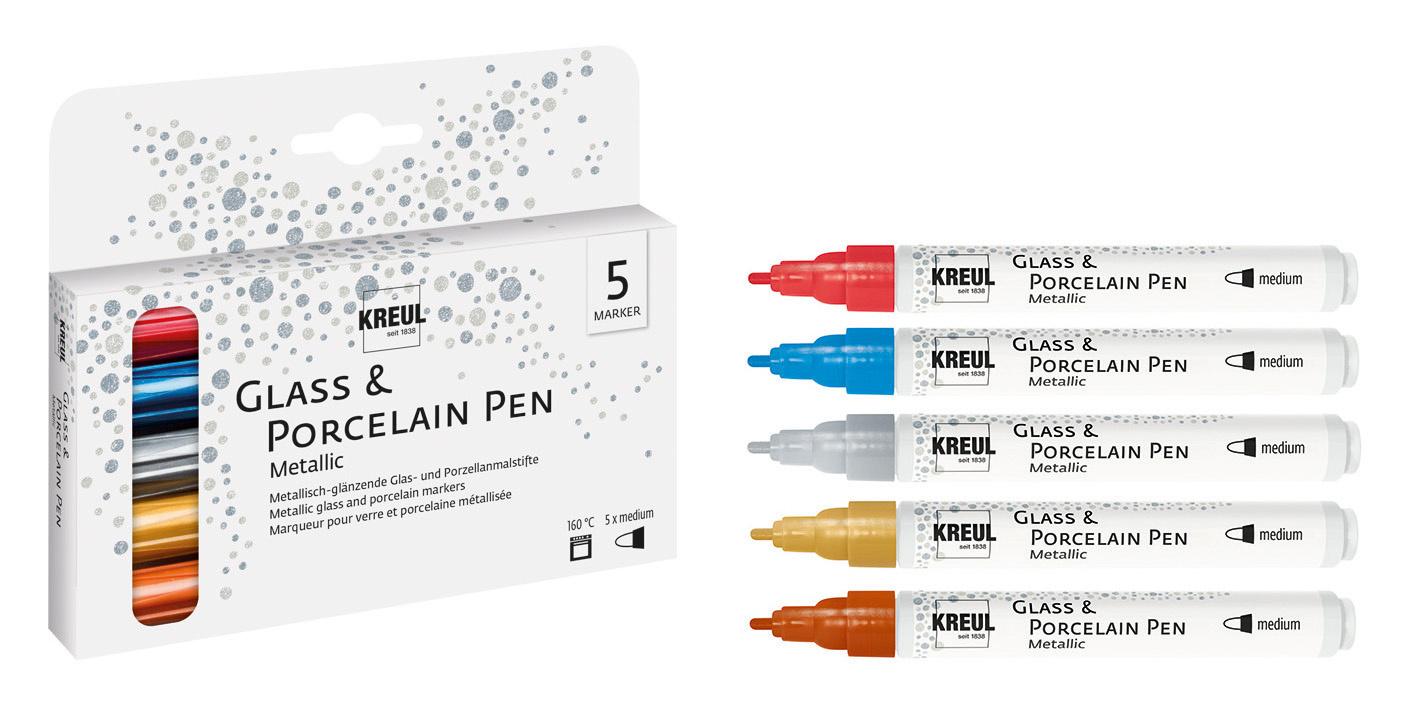 Produktbild KREUL PorcelainPen 5er Set metallic 2 von 2