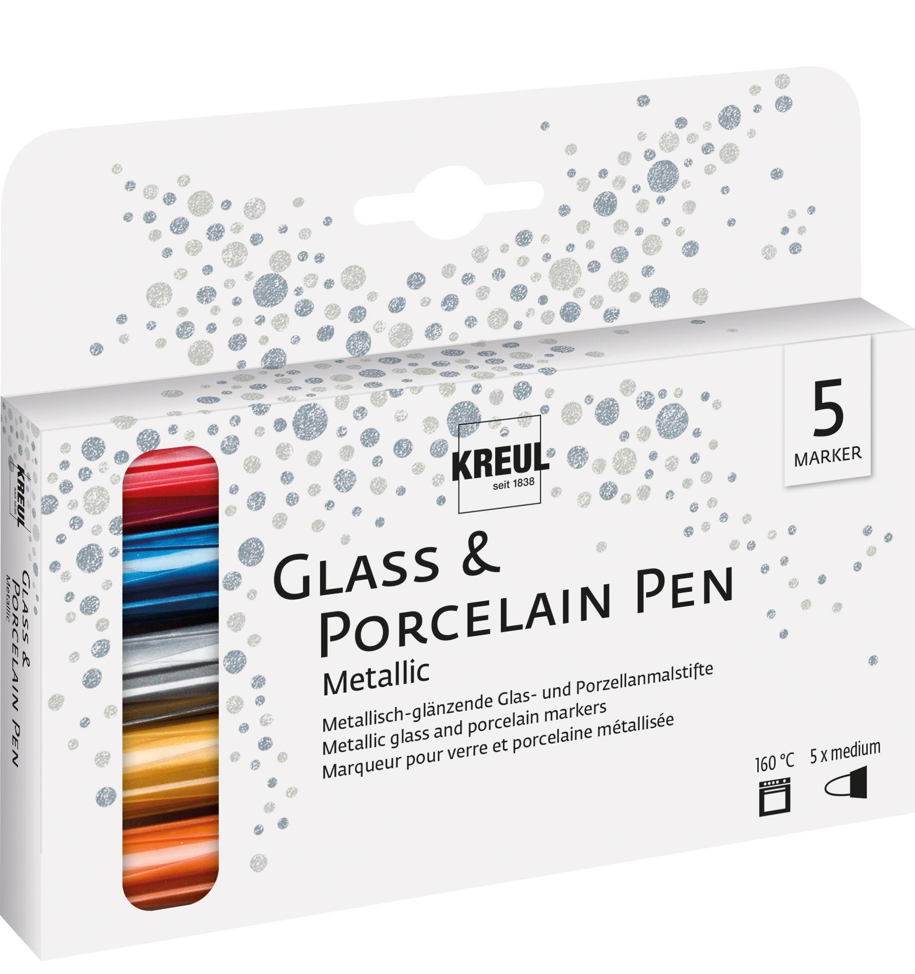 KREUL PorcelainPen 5er Set metallic