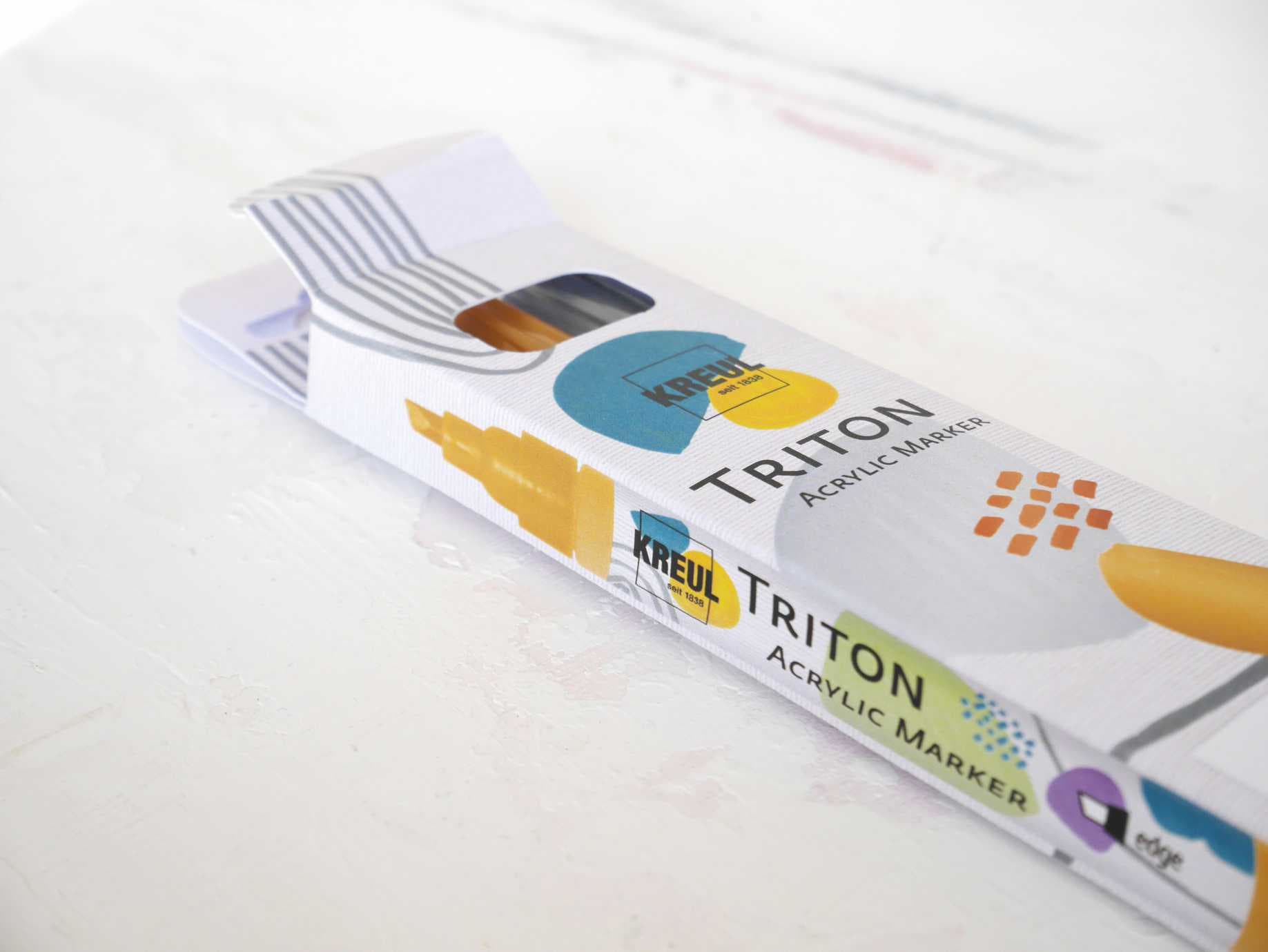 Produktbild KREUL SOLO GOYA Triton Acrylic Paint Marker 1.4 mm  2er Set silber und gold 3 von 3