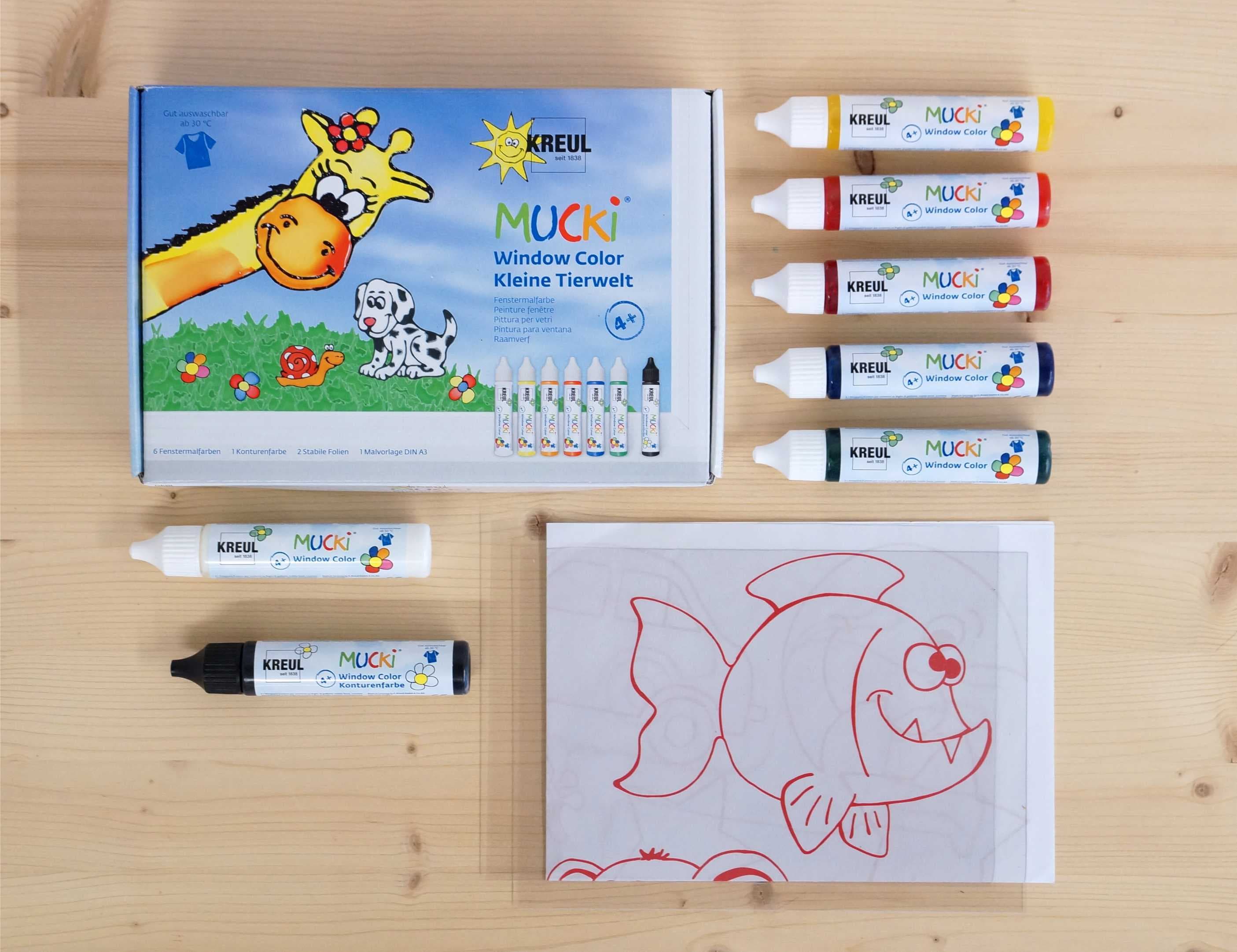 Produktbild KREUL MUCKI Window Color Set Kleine Tierwelt 2 von 2
