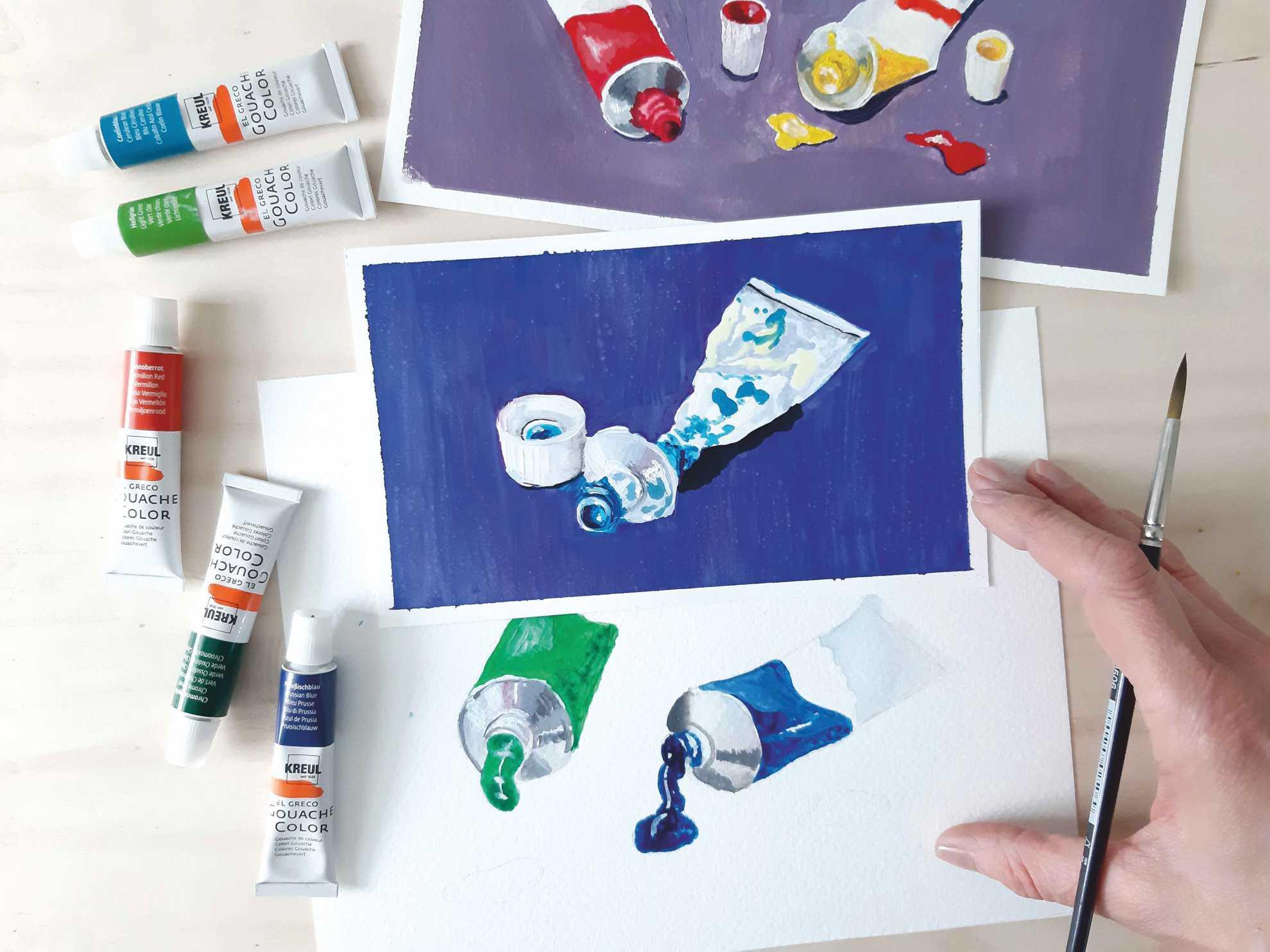 Produktbild KREUL El Greco Gouache Farben 12er-Set 4 von 4