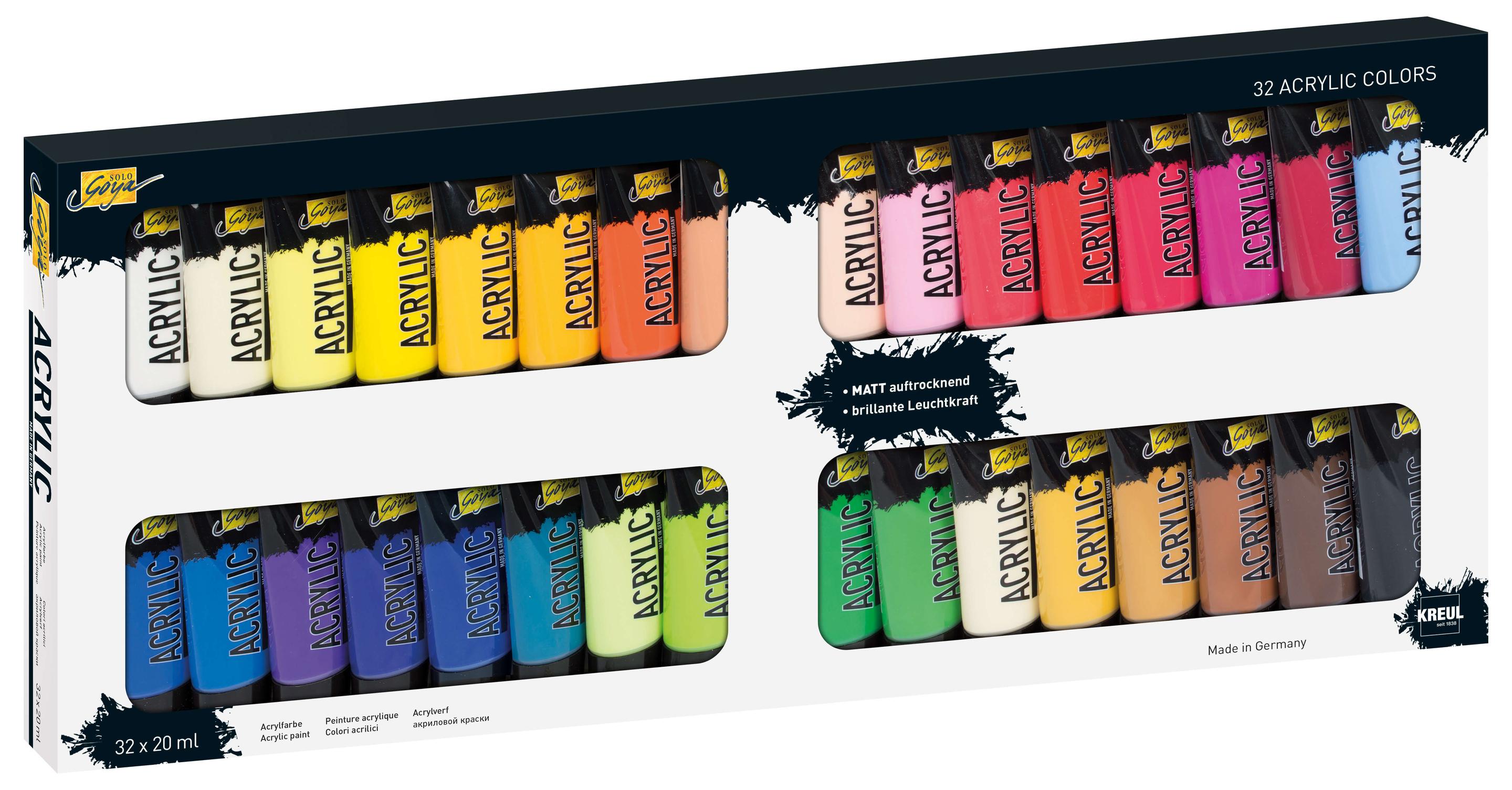 KREUL Solo Goya Acrylic Tuben 32er-Set