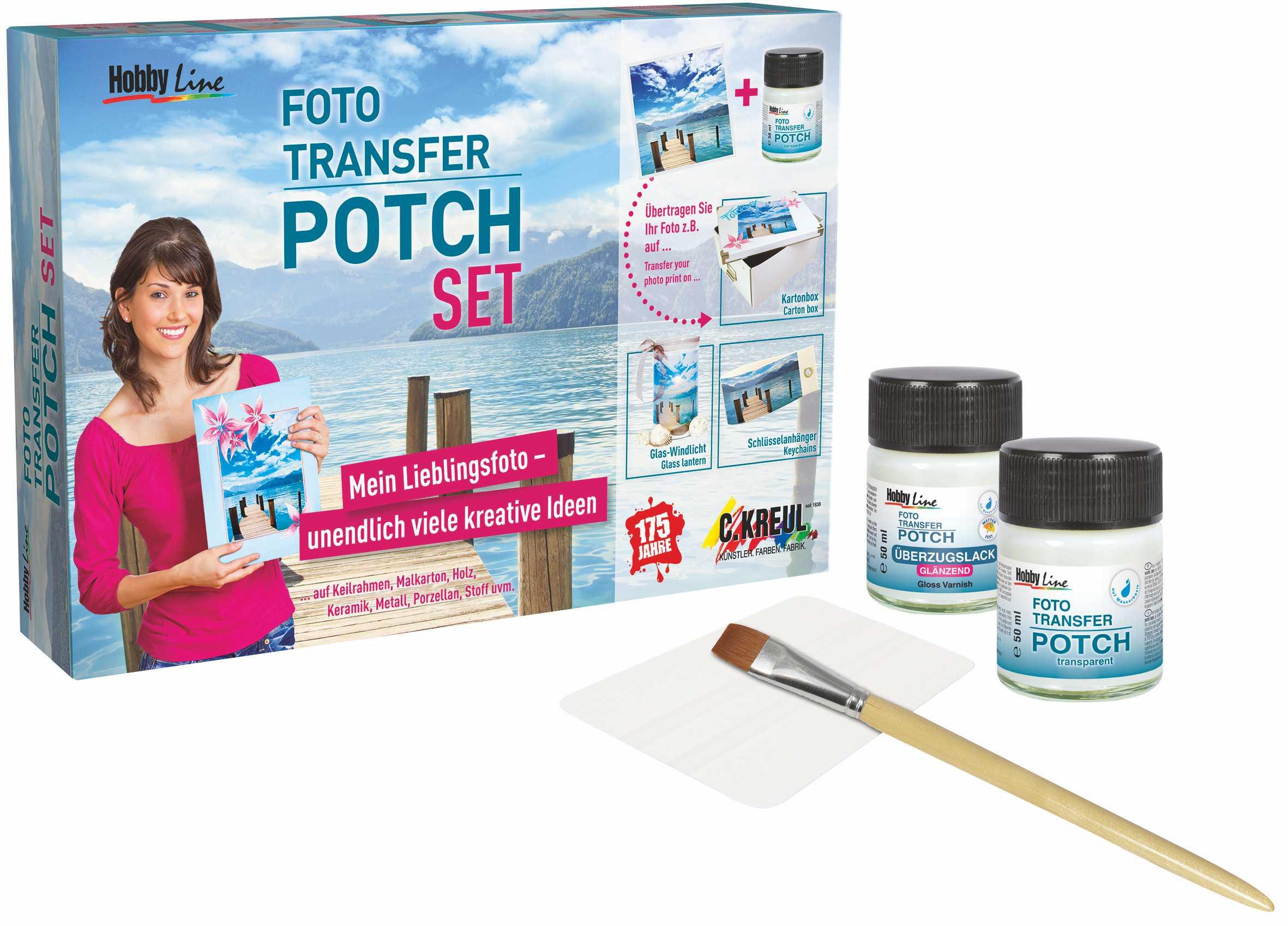 KREUL Hobby Line Foto Transfer Potch Set