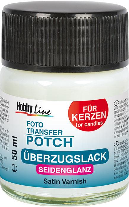 KREUL Foto Transfer Potch Überzugslack für Kerzen Seidenglanz