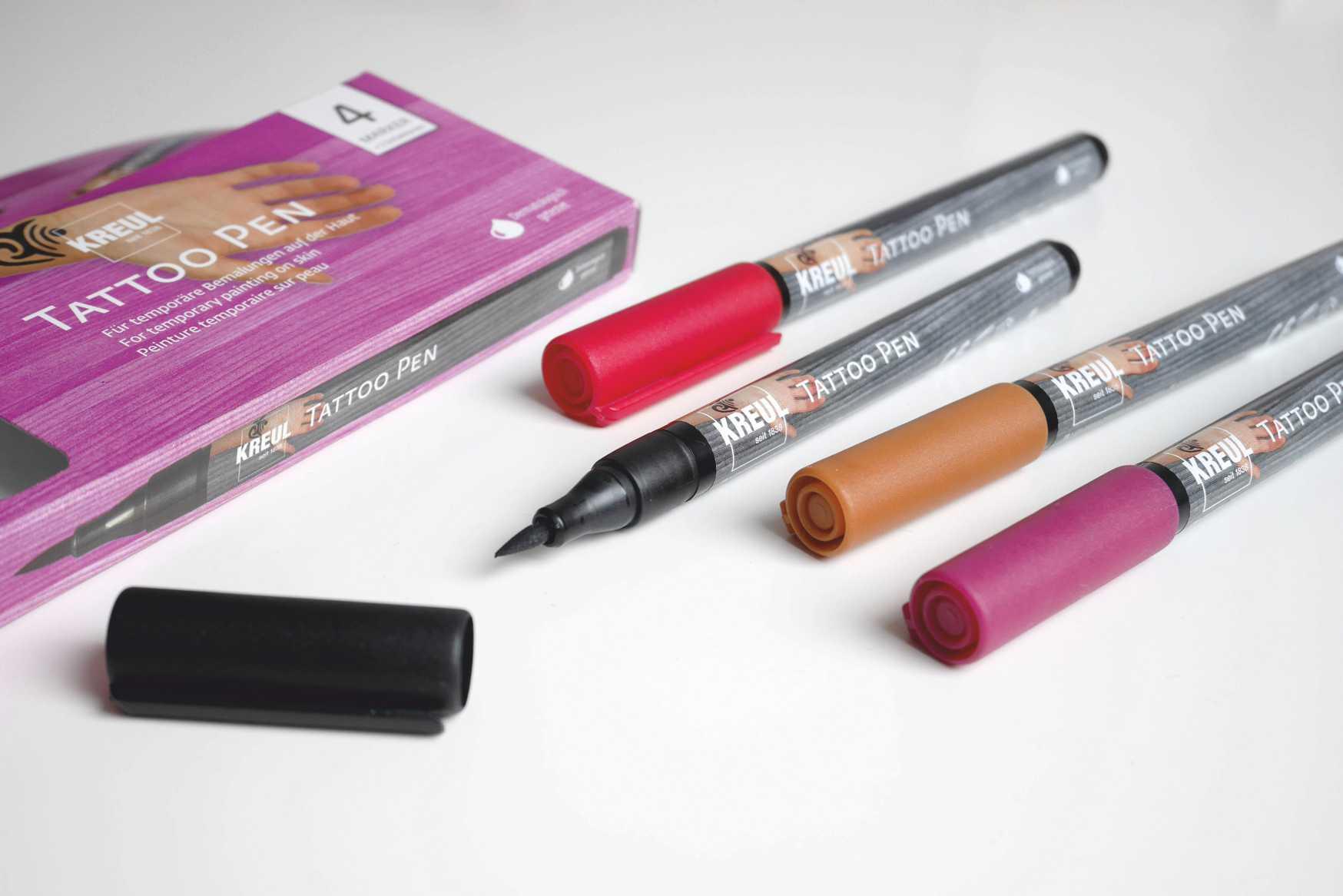 Produktbild KREUL TattooPen 4er Set 2 von 2