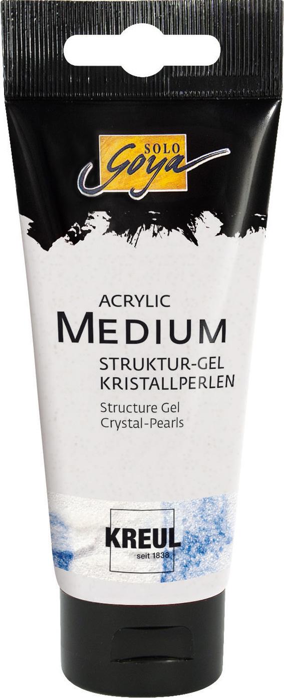 KREUL Solo Goya  Struktur-Gel 100 ml Kristallperle