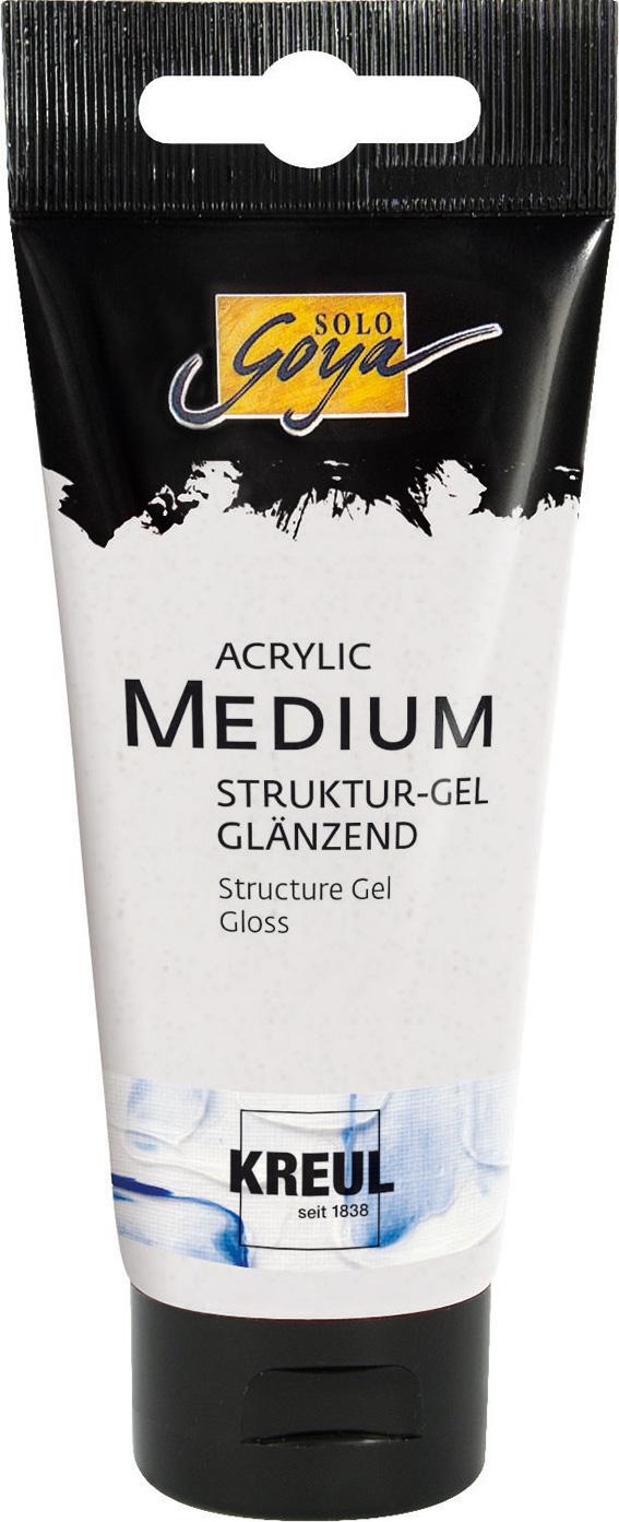 KREUL Solo Goya  Struktur-Gel 100 ml Kristallperle