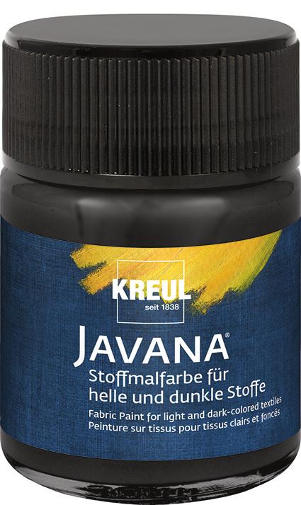 KREUL Javana Stoffmalfarbe für helle und dunkle Stoffe 50 ml