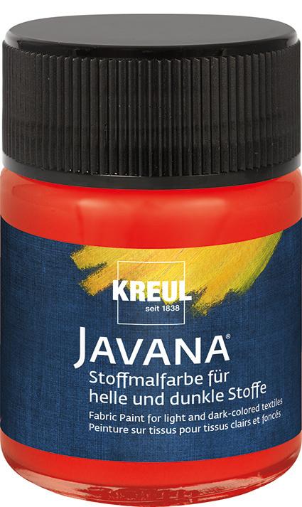 KREUL Javana Stoffmalfarbe für helle und dunkle Stoffe 50 ml