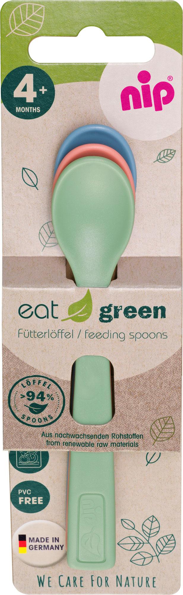 Produktbild nip® Eat Green Fütterlöffel 3er Set 2 von 2