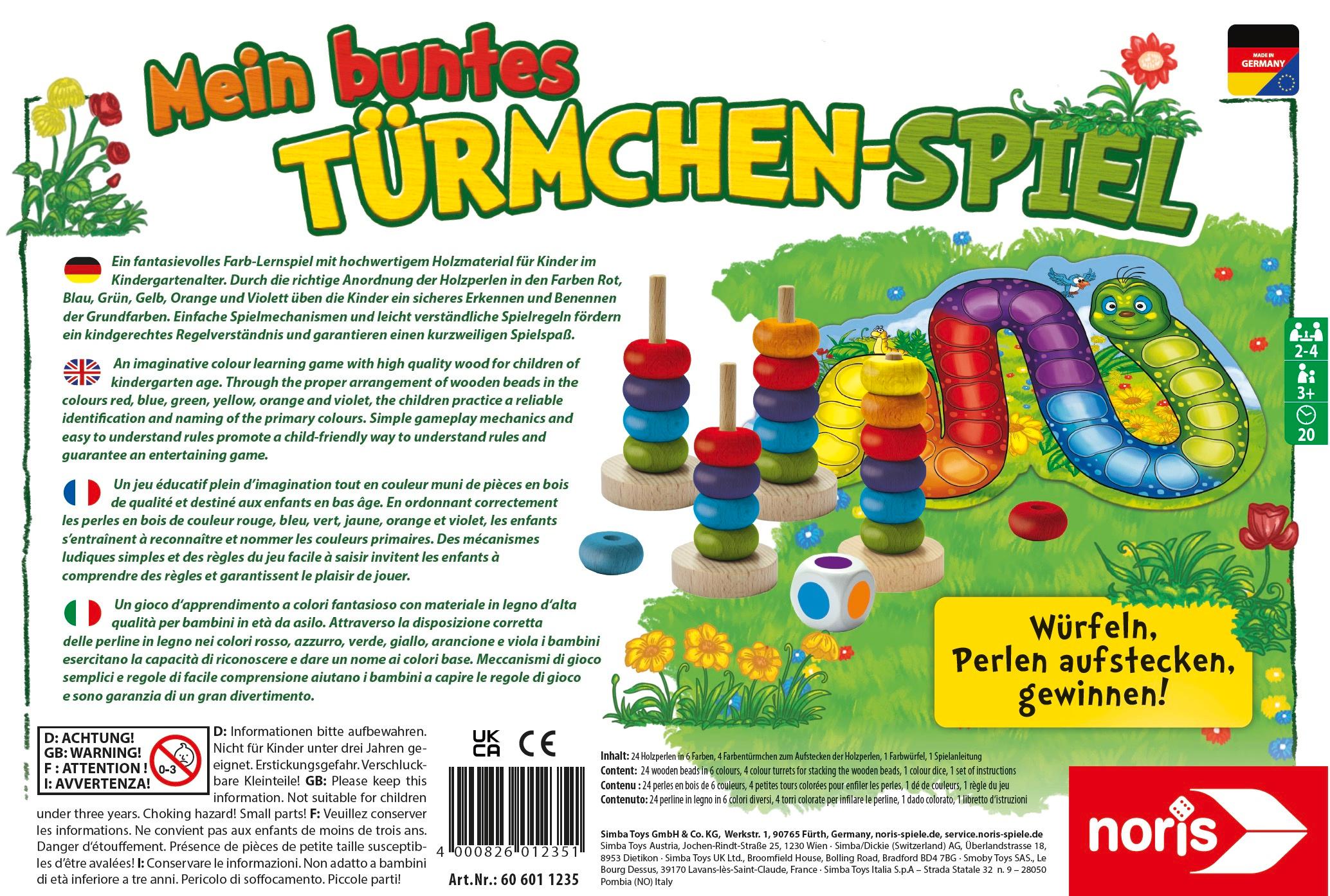 Produktbild Noris Spiele - Mein buntes Türmchenspiel 6 von 6
