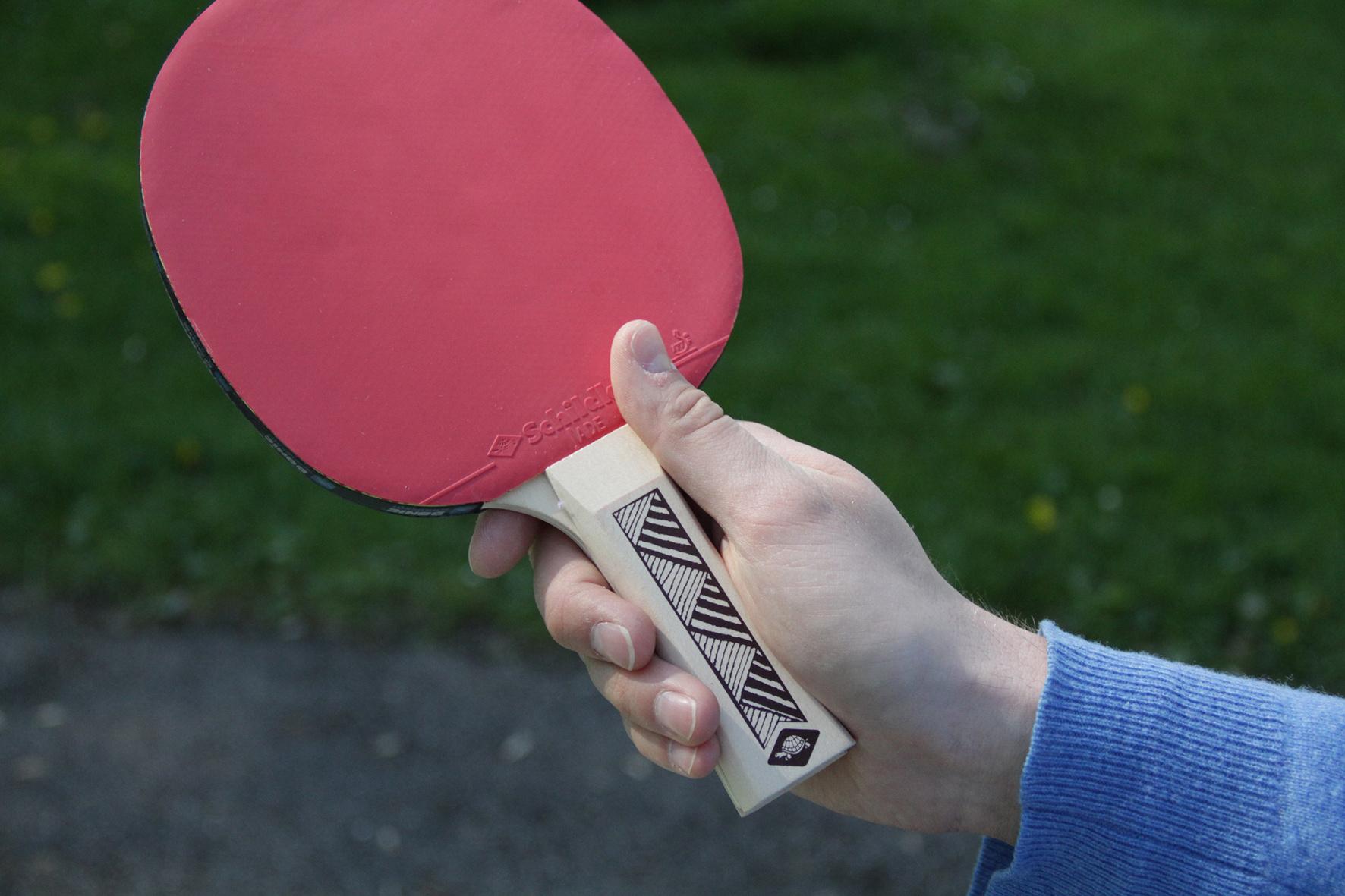 Produktbild Donic-Schildkröt - Tischtennisschläger Champs Line 150, Noppen innen, Jade - ITTF Belag 4 von 5