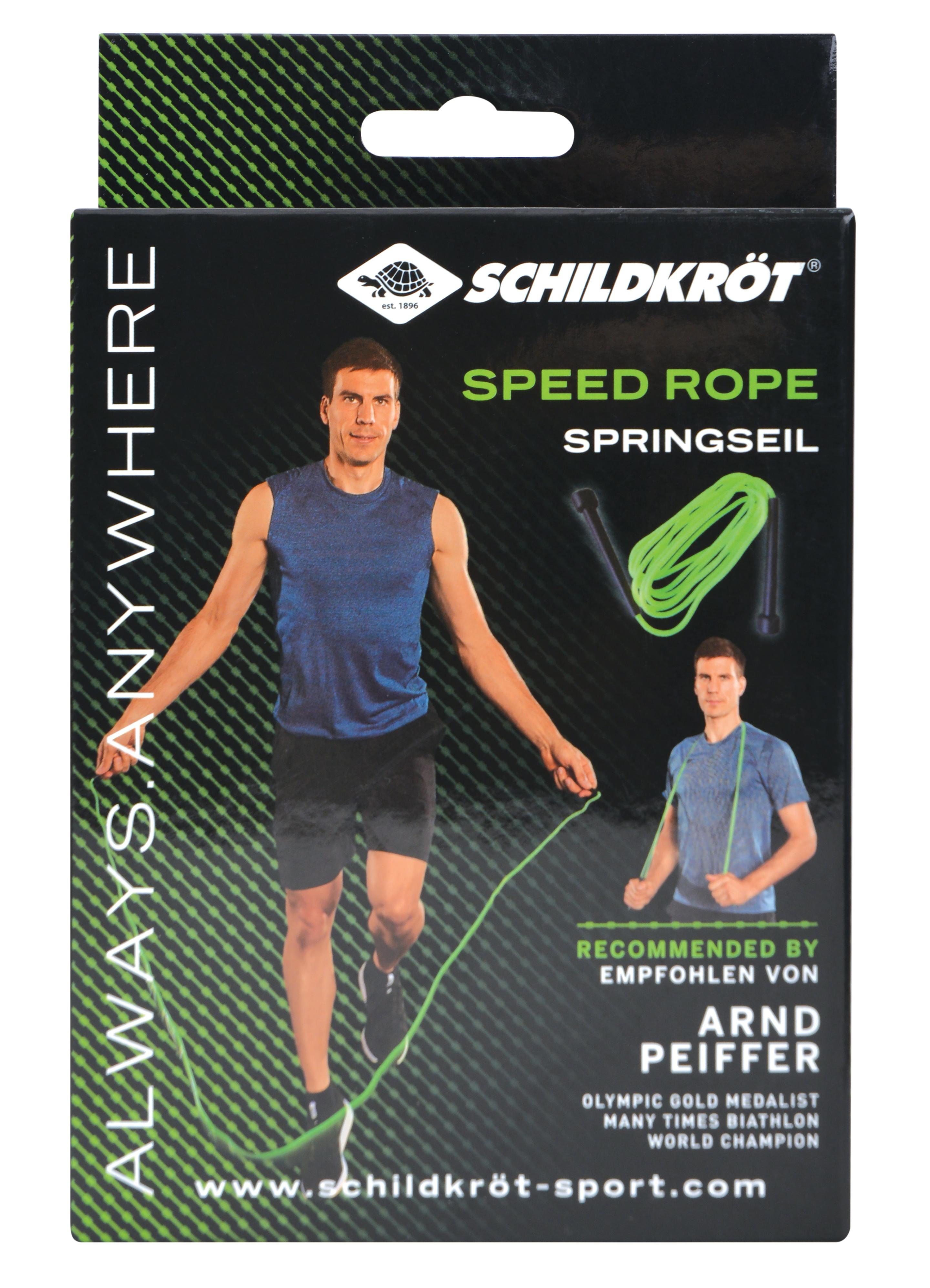 Produktbild Schildkröt-Fitness - Springseil Speed Rope, Grün-Schwarz 2 von 2
