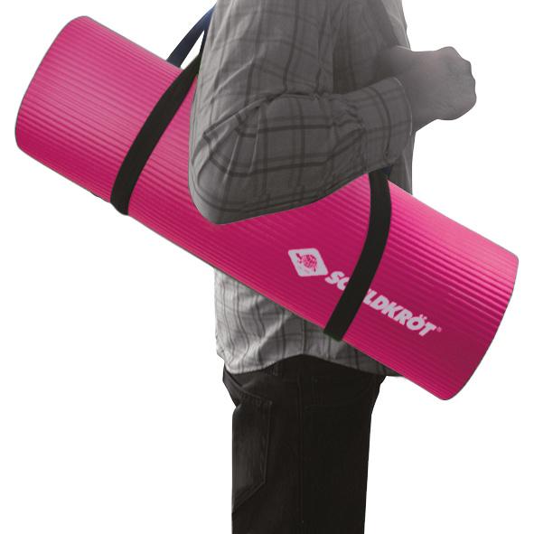 Produktbild Schildkröt-Fitness - Fitnessmatte 10mm Pink, mit Tragegurt 2 von 4