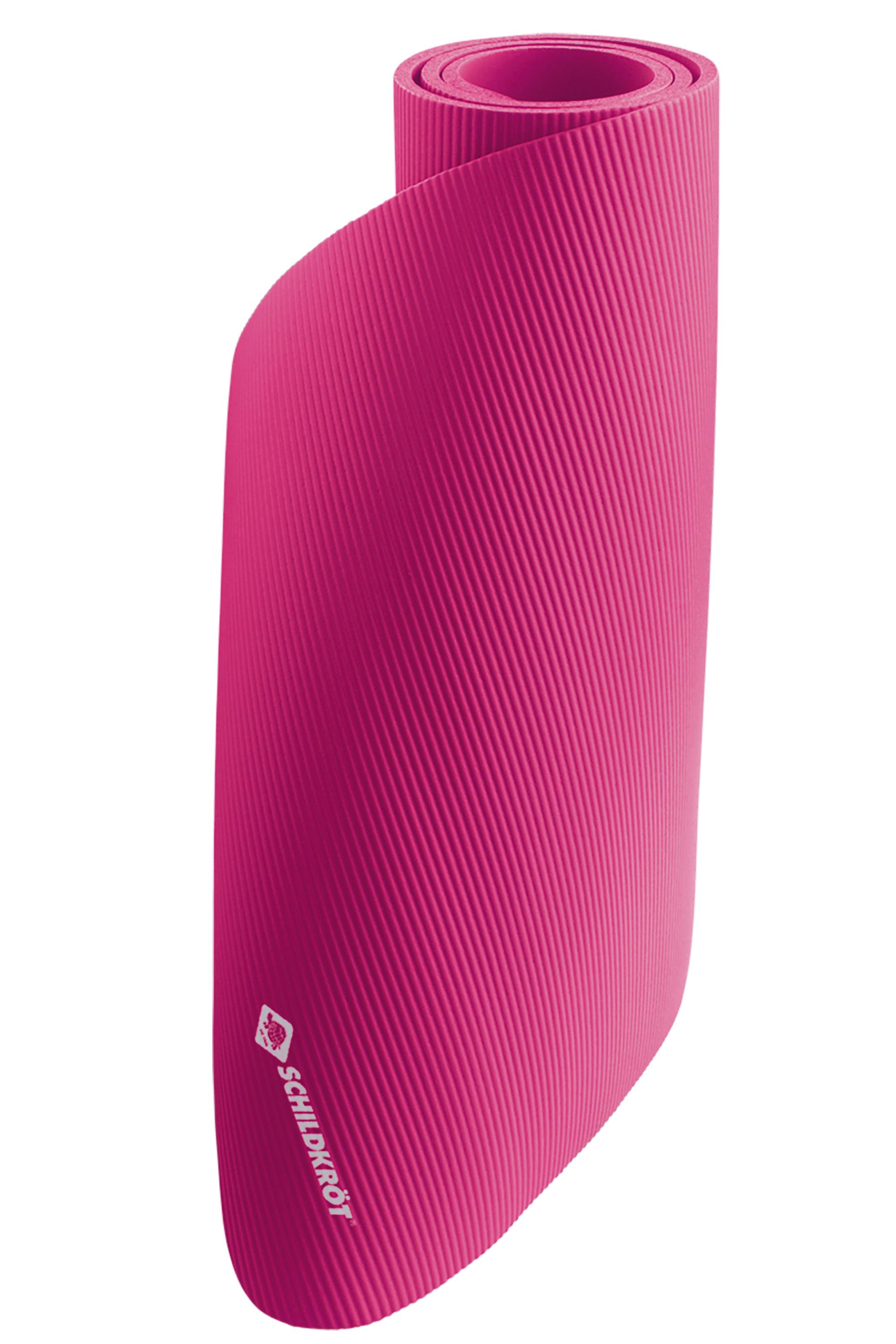 Schildkröt-Fitness - Fitnessmatte 10mm Pink, mit Tragegurt