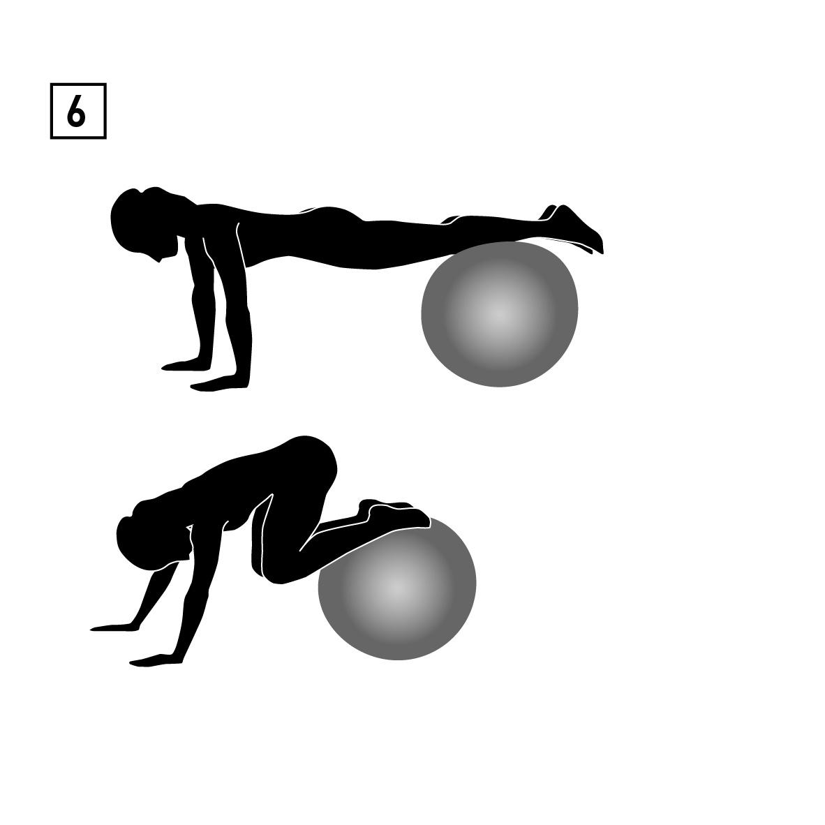 Produktbild Schildkröt-Fitness - Gymnastikball 55 cm, phthalatfrei, mit Ballpumpe, silber 15 von 18