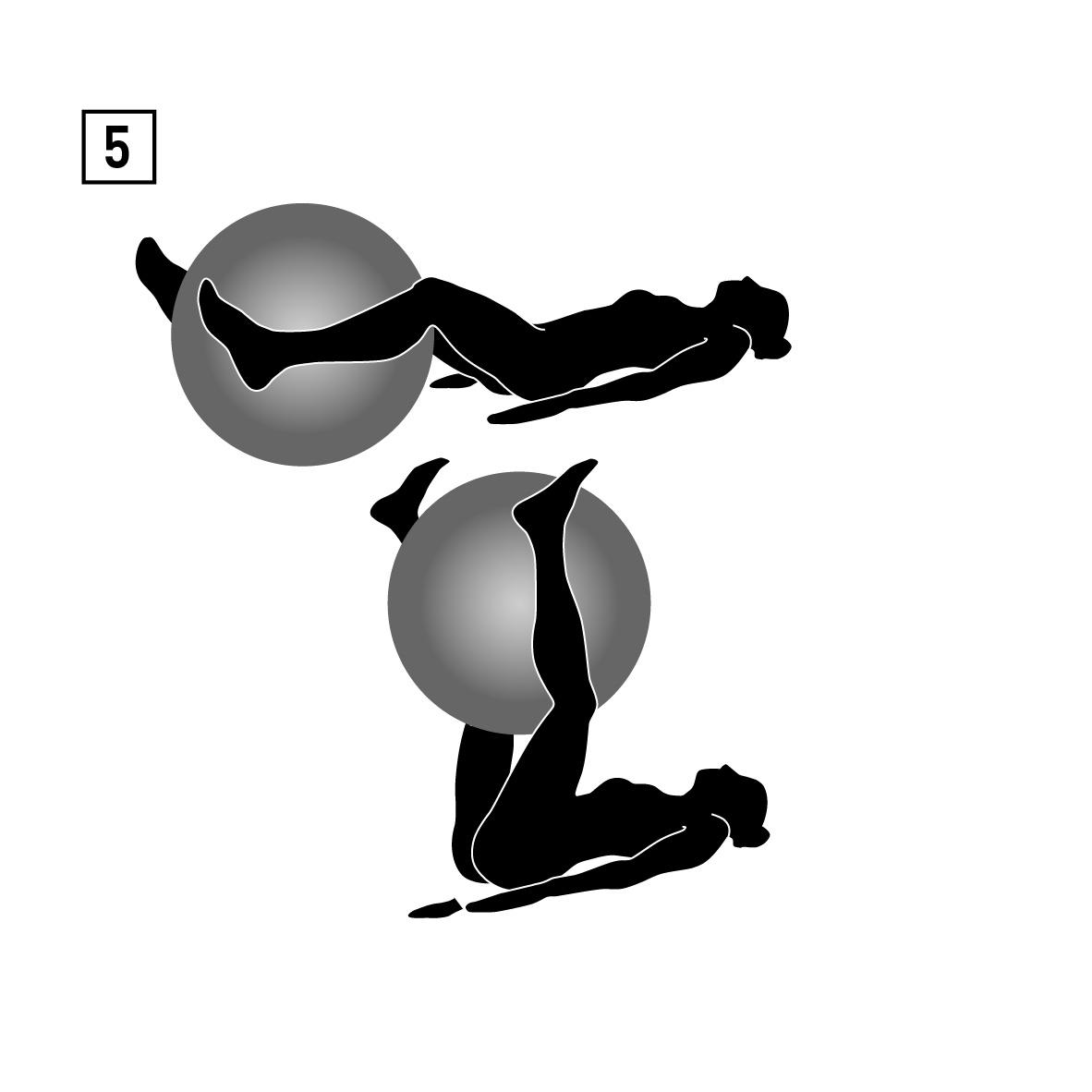 Produktbild Schildkröt-Fitness - Gymnastikball 55 cm, phthalatfrei, mit Ballpumpe, silber 10 von 18
