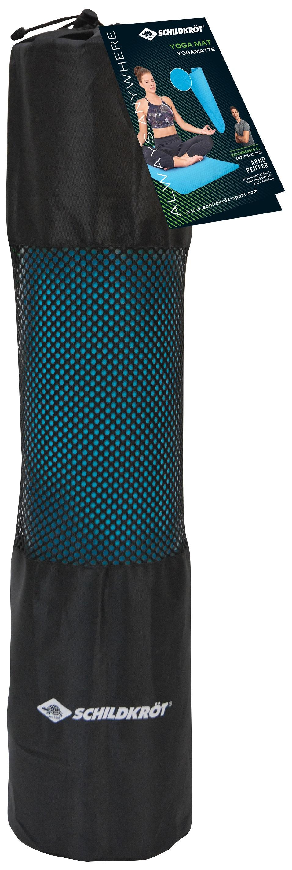 Produktbild Schildkröt-Fitness - Yogamatte 4mm Blau, im Carrybag 4 von 4