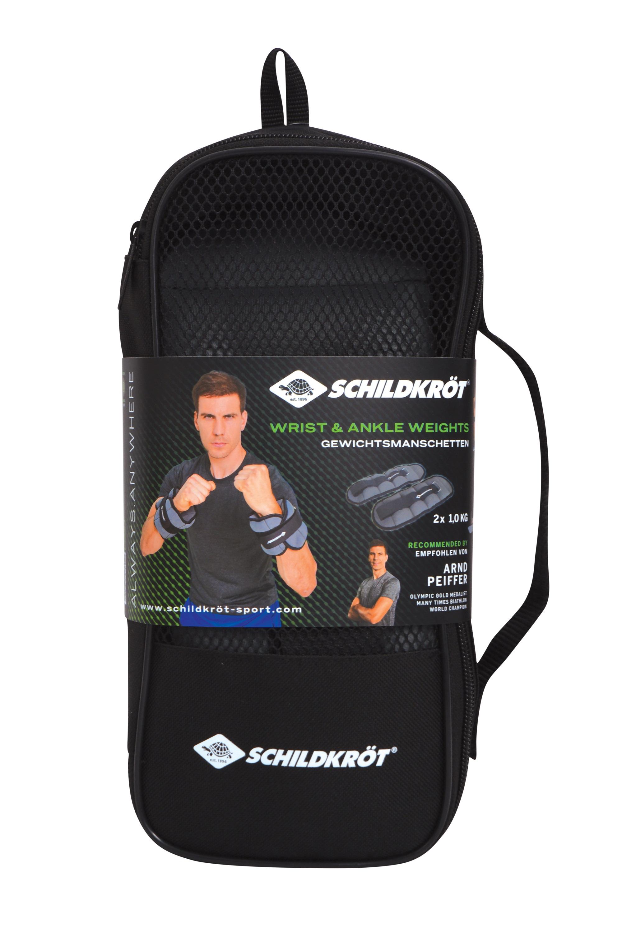 Produktbild Schildkröt-Fitness - Gewichtsmanschetten Arm-Bein 2 x 1,0 kg Set 3 von 3