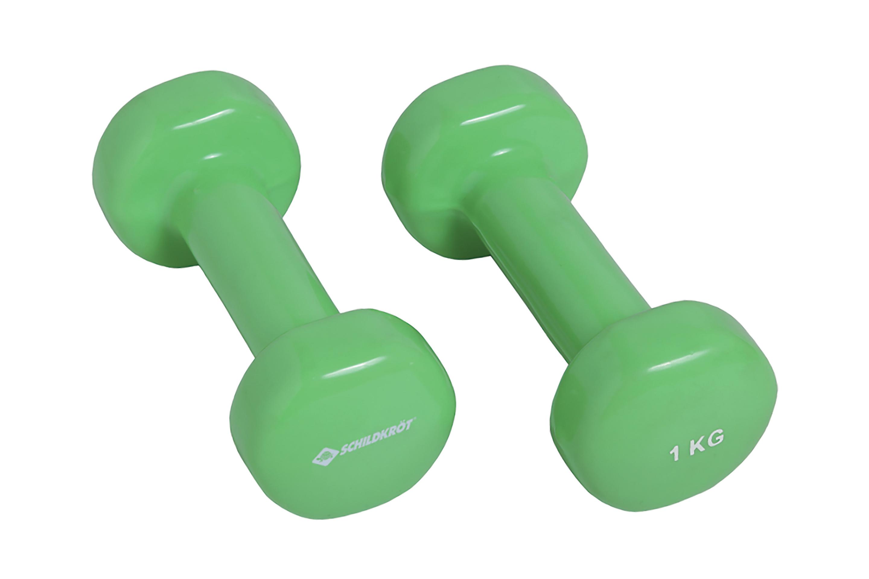 Schildkröt-Fitness - Vinyl Hantel Set, 2 x 1,0 kg