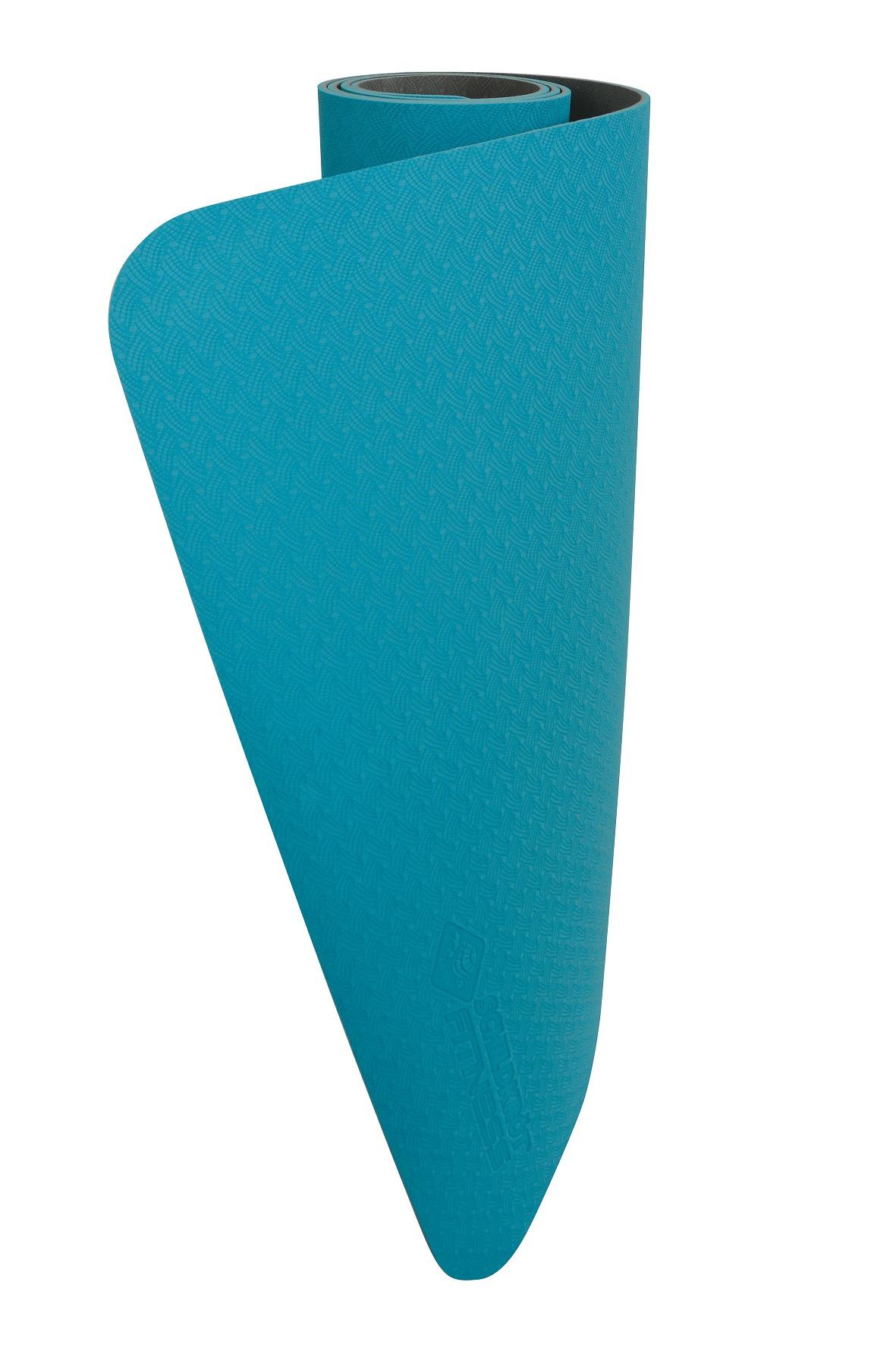 Produktbild Schildkröt-Fitness - BICOLOR Yogamatte, Petrol-Anthrazit, 4mm, PVC-frei, im Carrybag 2 von 5