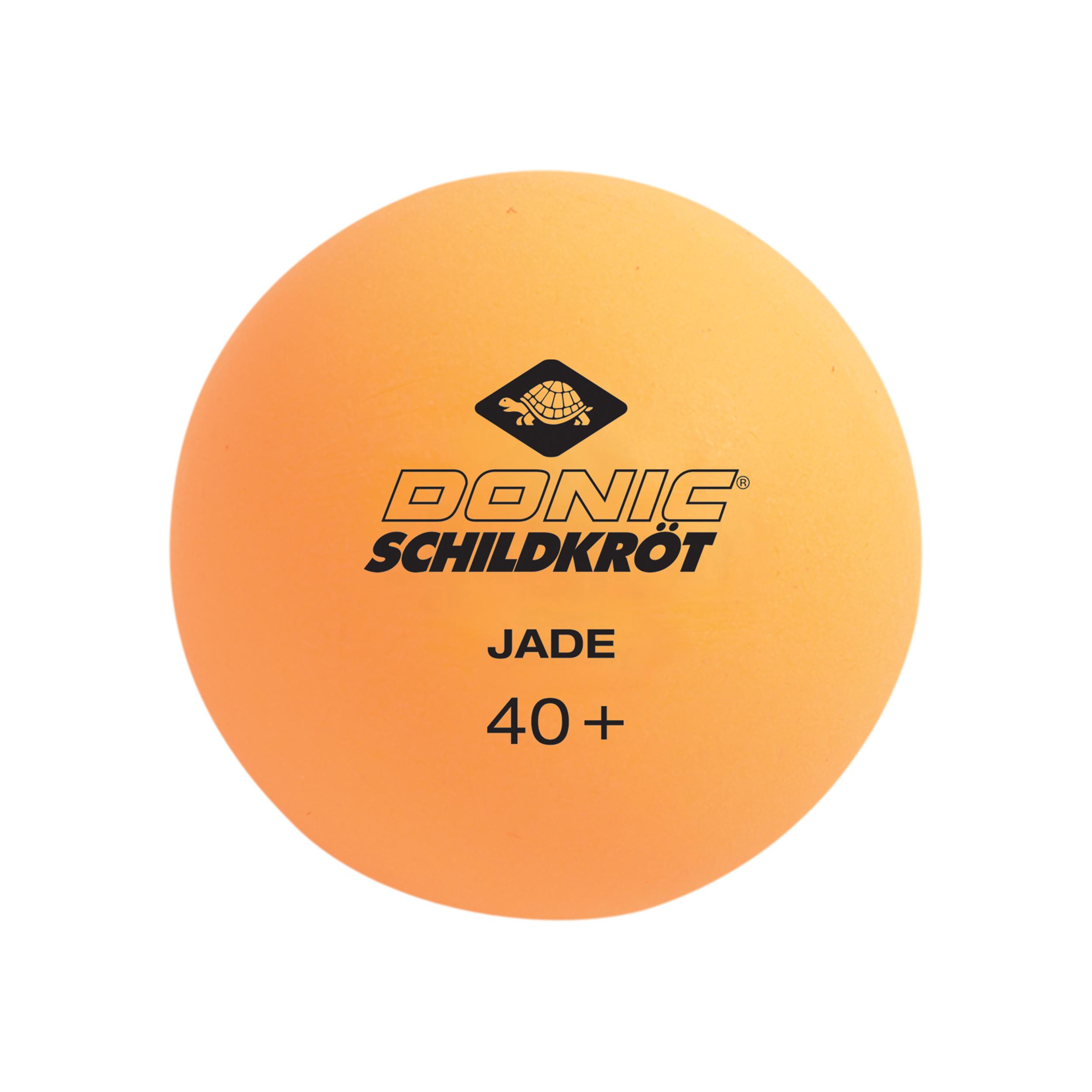 Produktbild Donic-Schildkröt - Tischtennisball Jade, Poly 40+ Qualität, 6 Stk. im Blister, orange 2 von 2