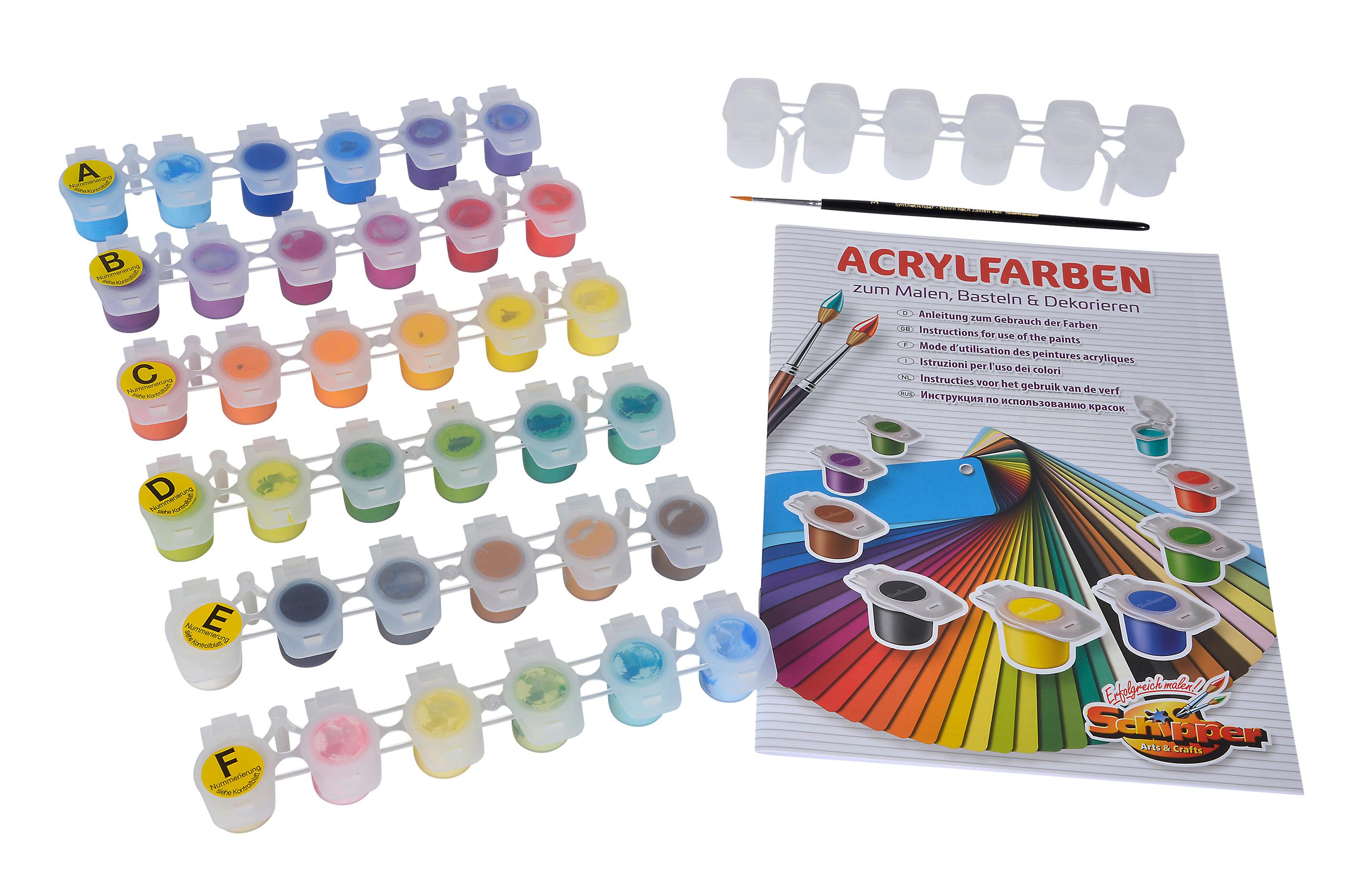 Produktbild Schipper Malen nach Zahlen - Zubehör - Acrylfarben zum Malen, Basteln und Dekorieren 5 von 5