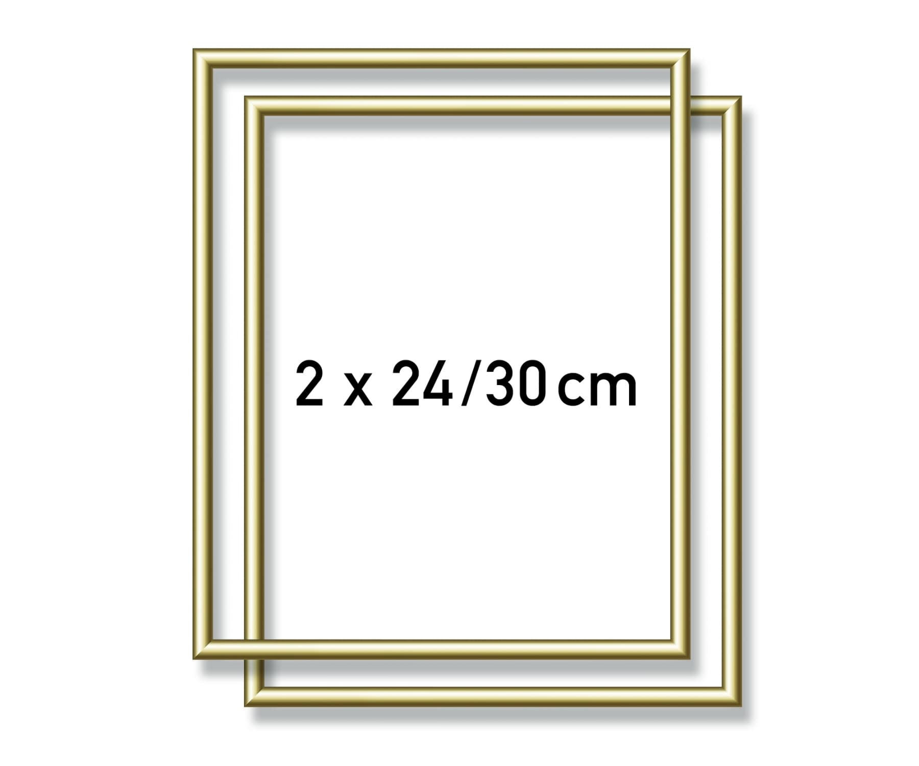 Produktbild Schipper Malen nach Zahlen - 2 Alurahmen 24 x 30 cm - Gold 5 von 5