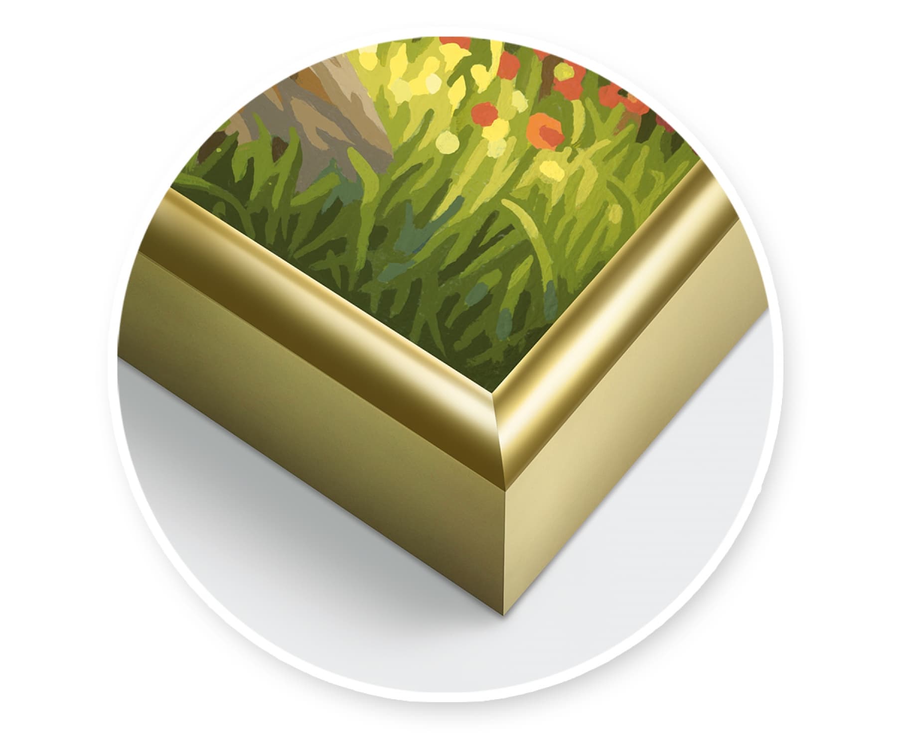 Produktbild Schipper Malen nach Zahlen - 2 Alurahmen 24 x 30 cm - Gold 4 von 5