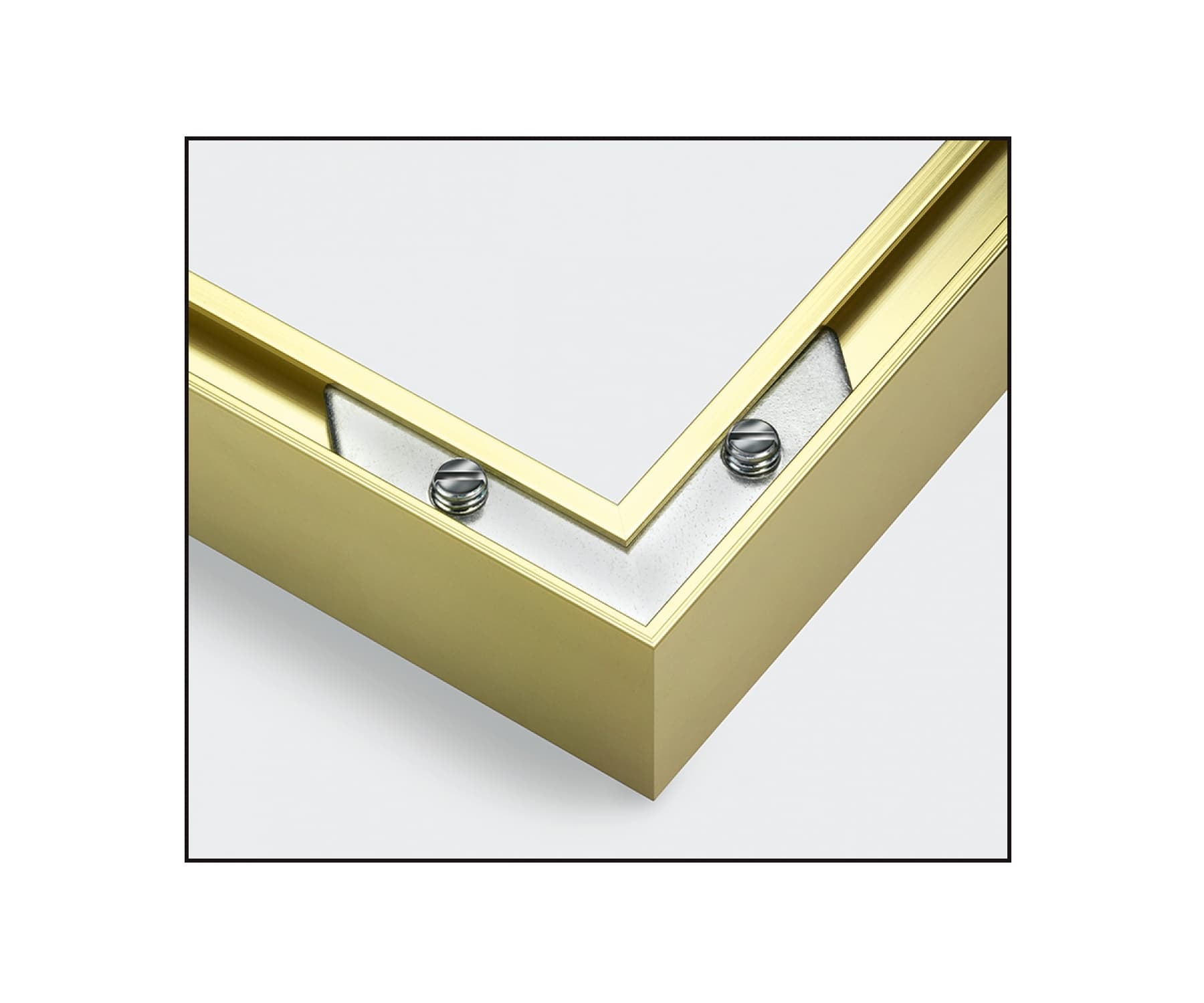 Produktbild Schipper Malen nach Zahlen - 2 Alurahmen 24 x 30 cm - Gold 2 von 5