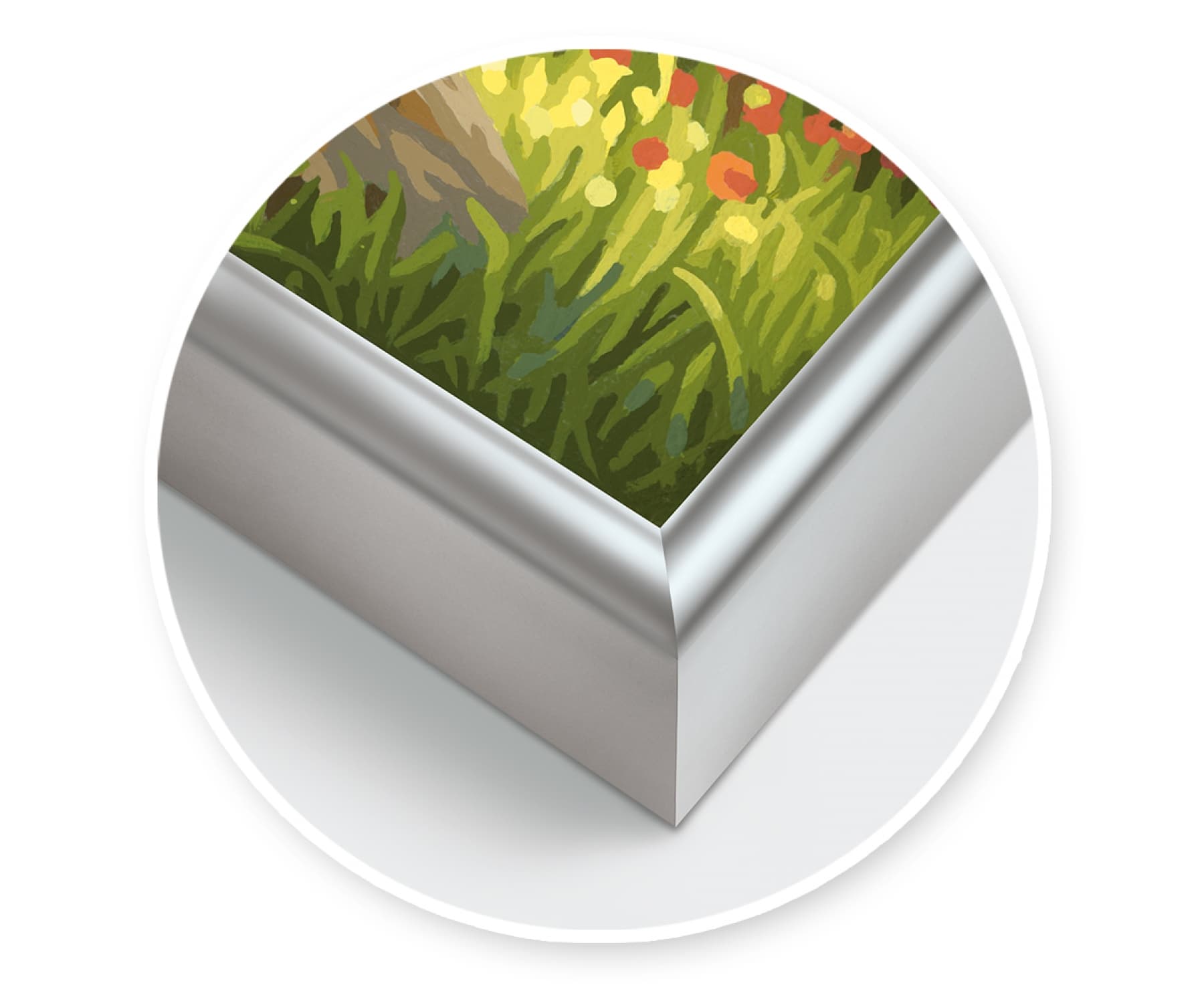 Produktbild Schipper Malen nach Zahlen - 2 Alurahmen 24 x 30 cm – Silber matt 4 von 5