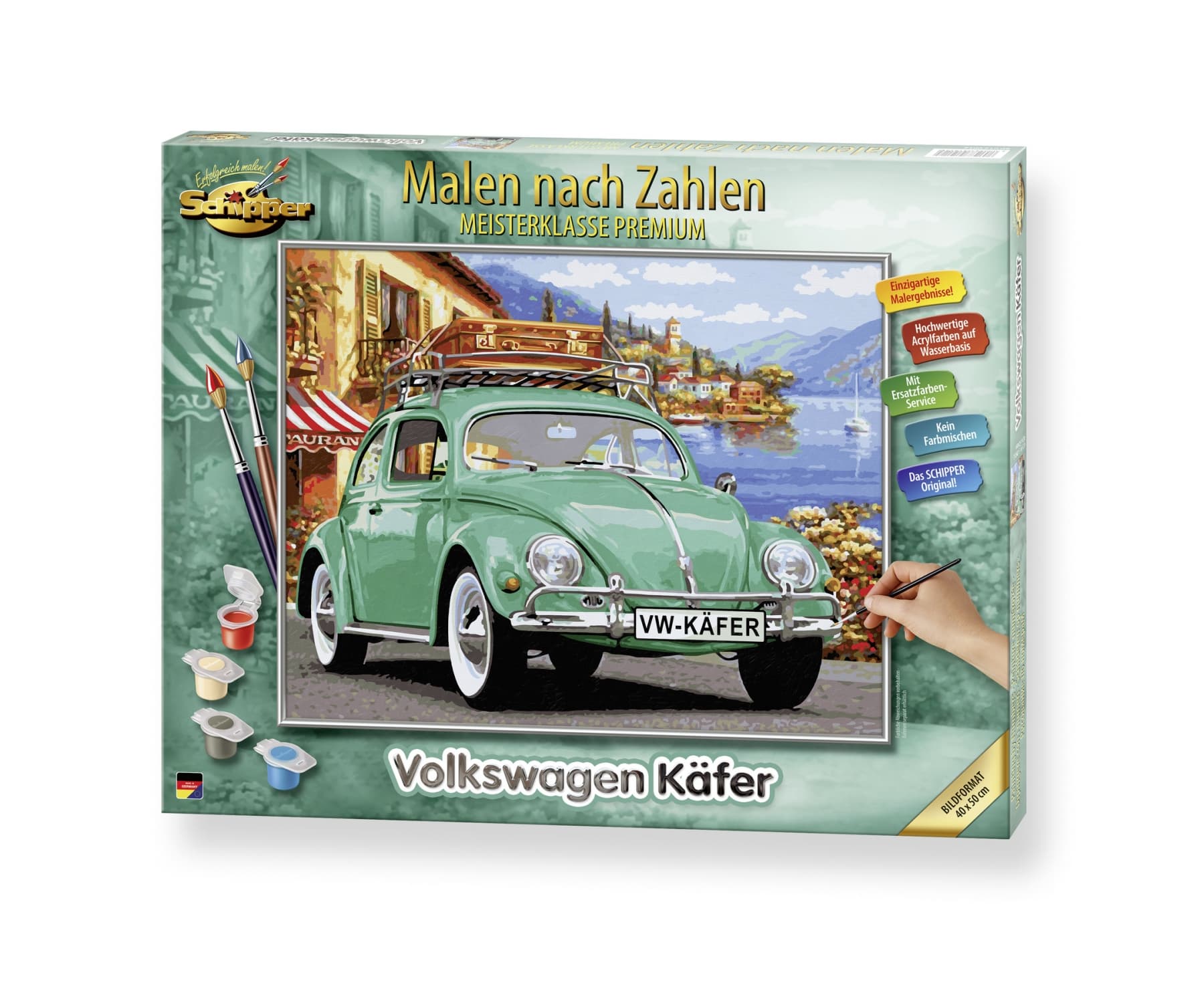 Schipper Malen nach Zahlen - Motiv Gruppe Premium - Volkswagen Käfer 