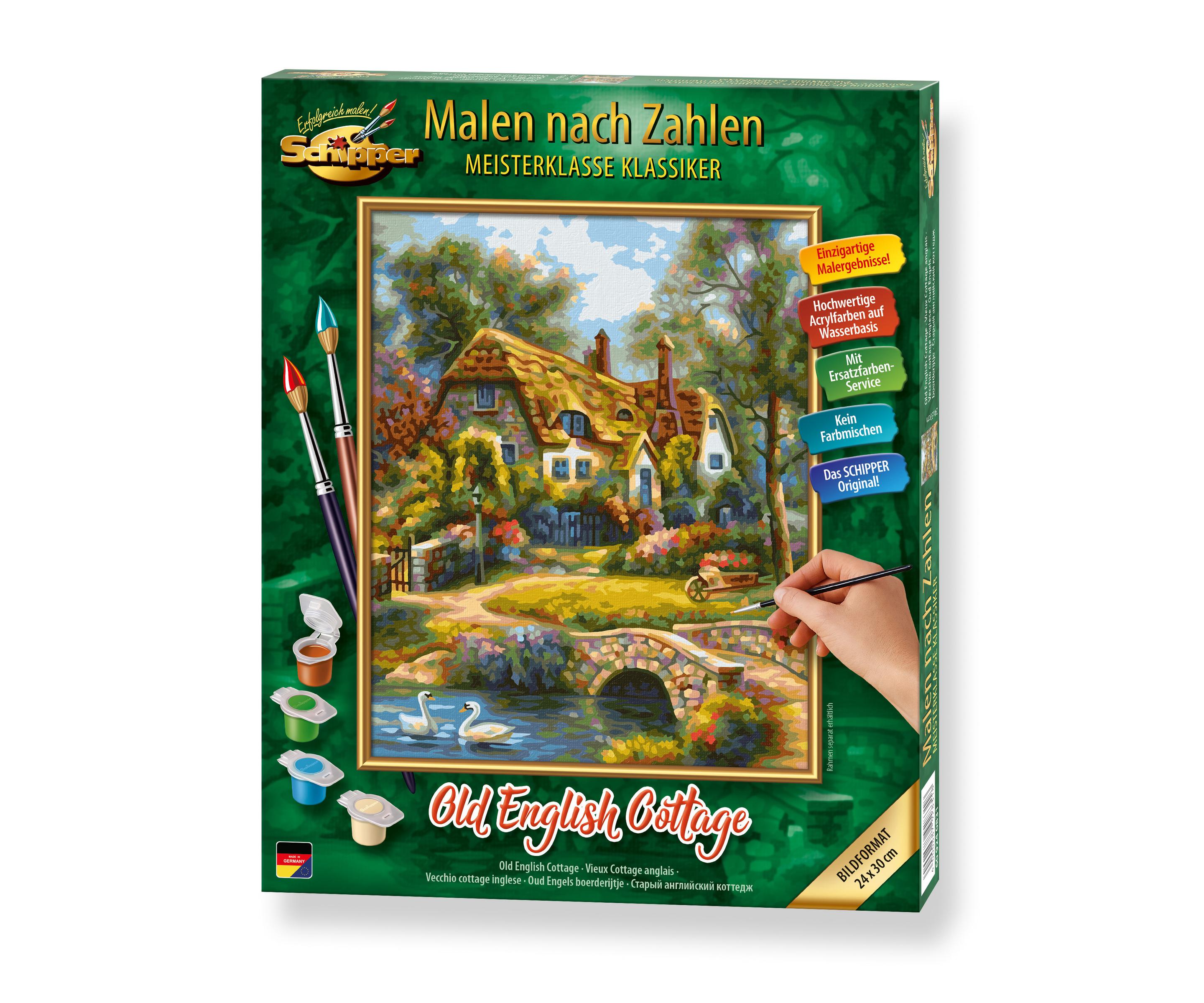 Produktbild Schipper Malen nach Zahlen - Motiv Gruppe Klassiker / Tiere - Old English Cottage Malen nach Zahlen 2 von 6