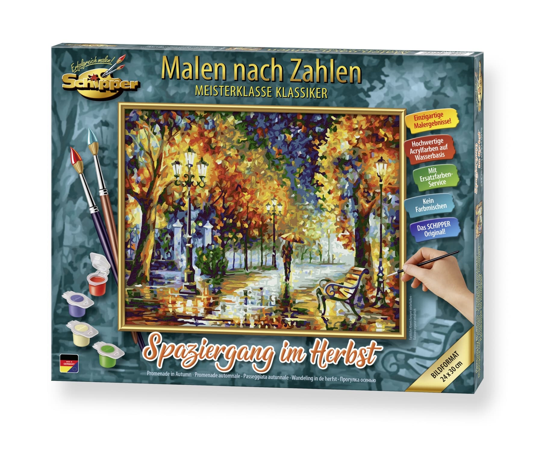 Schipper Malen nach Zahlen - Motiv Gruppe Klassiker Spaziergang im Herbst